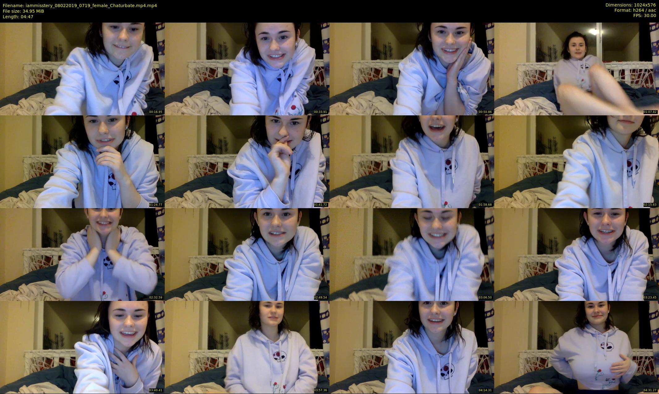 iammisstery — 5 minute Chaturbate female cam show recording, 480p, Feb 8, 2019