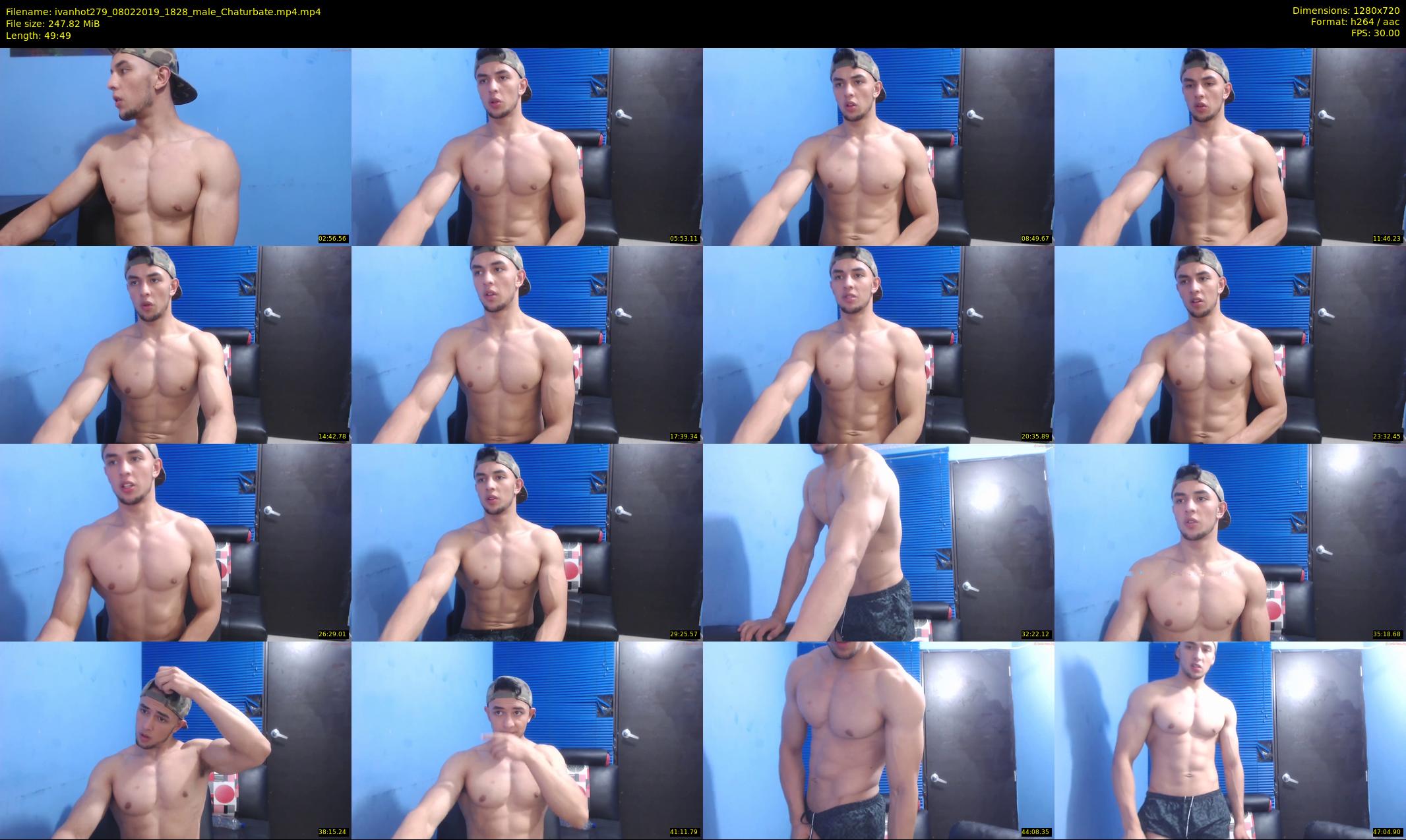 ivanhot279 — 50 minute Chaturbate male cam show recording, 720p, Feb 8, 2019