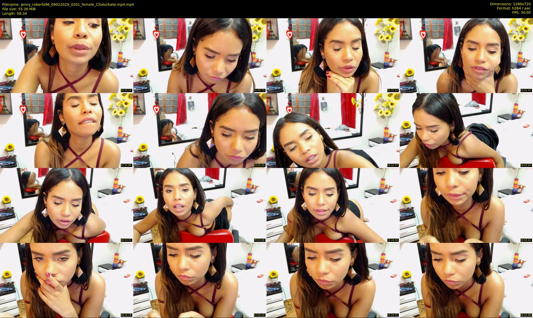 jenny_roberts96 — 9 minute Chaturbate female cam show recording, 720p, Feb 9, 2019