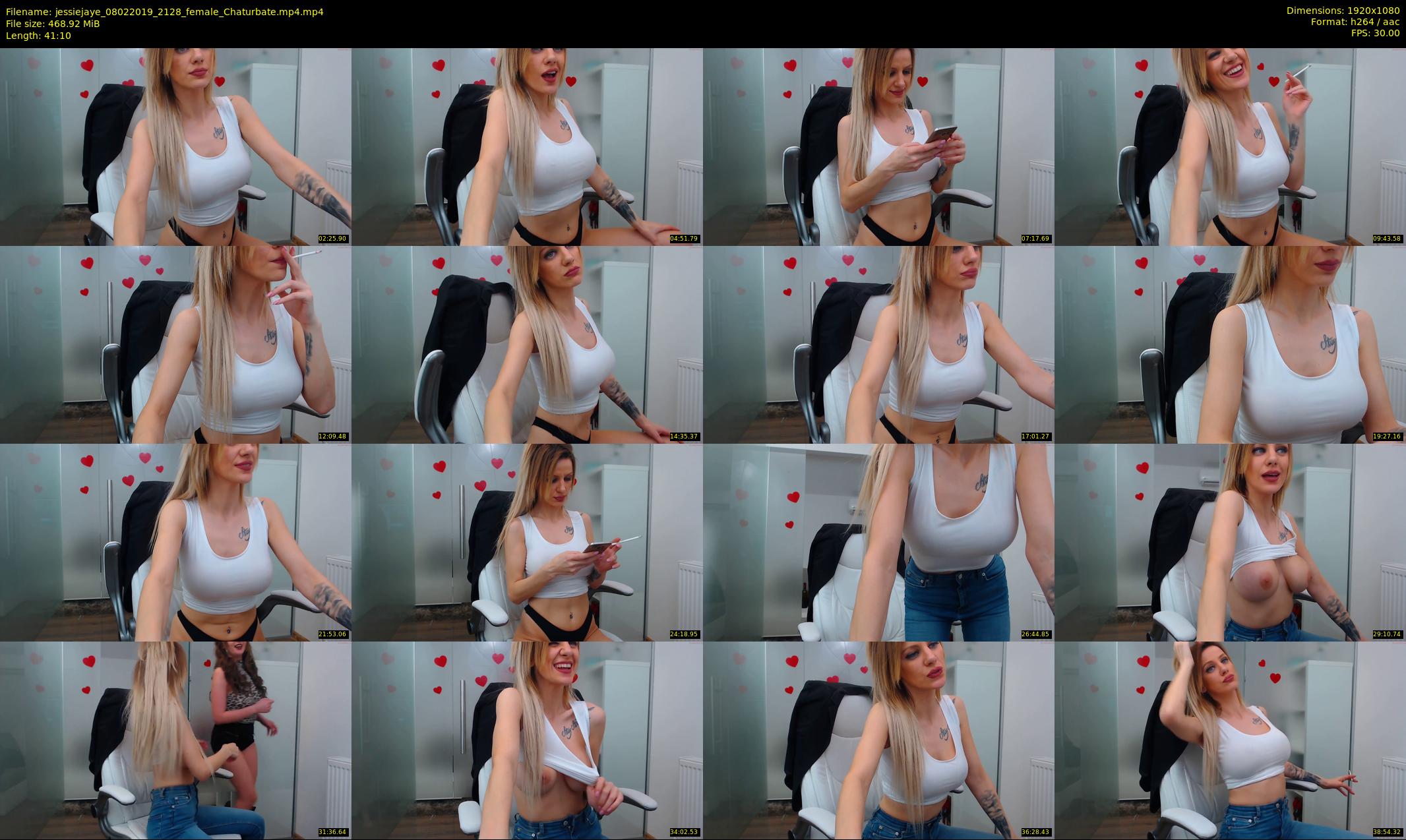 jessiejaye — 42 minute Chaturbate female cam show recording, 1080p, Feb 8, 2019