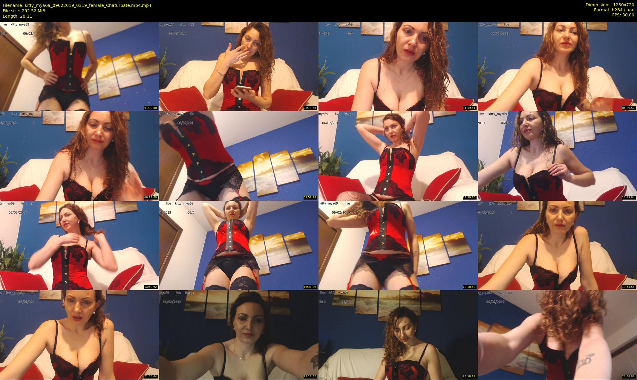 kitty_mya69 — 29 minute Chaturbate female cam show recording, 720p, Feb 9, 2019