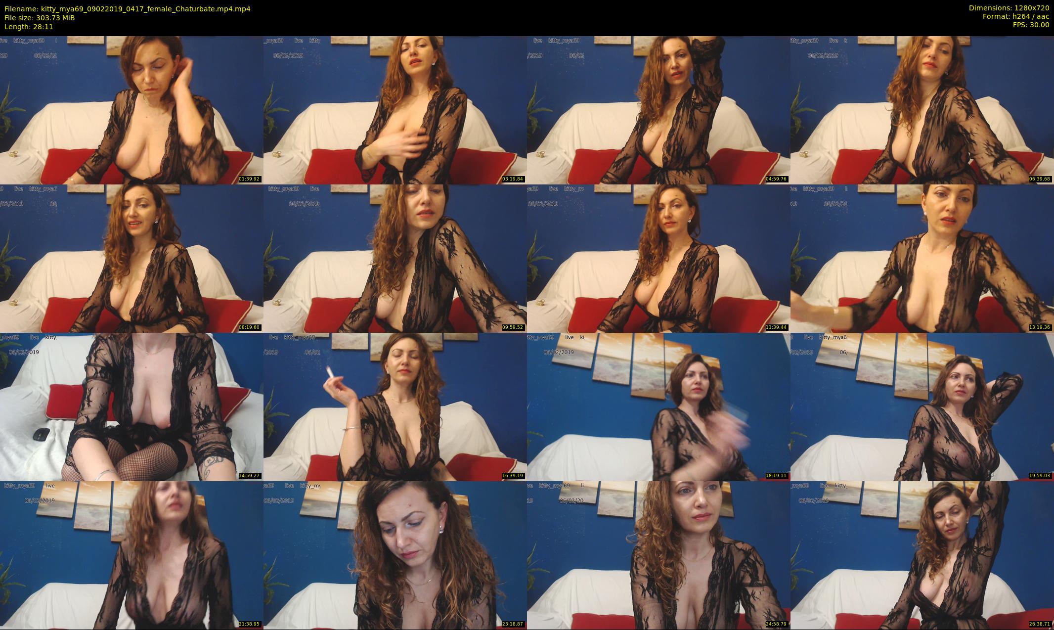 kitty_mya69 — 29 minute Chaturbate female cam show recording, 720p, Feb 9, 2019