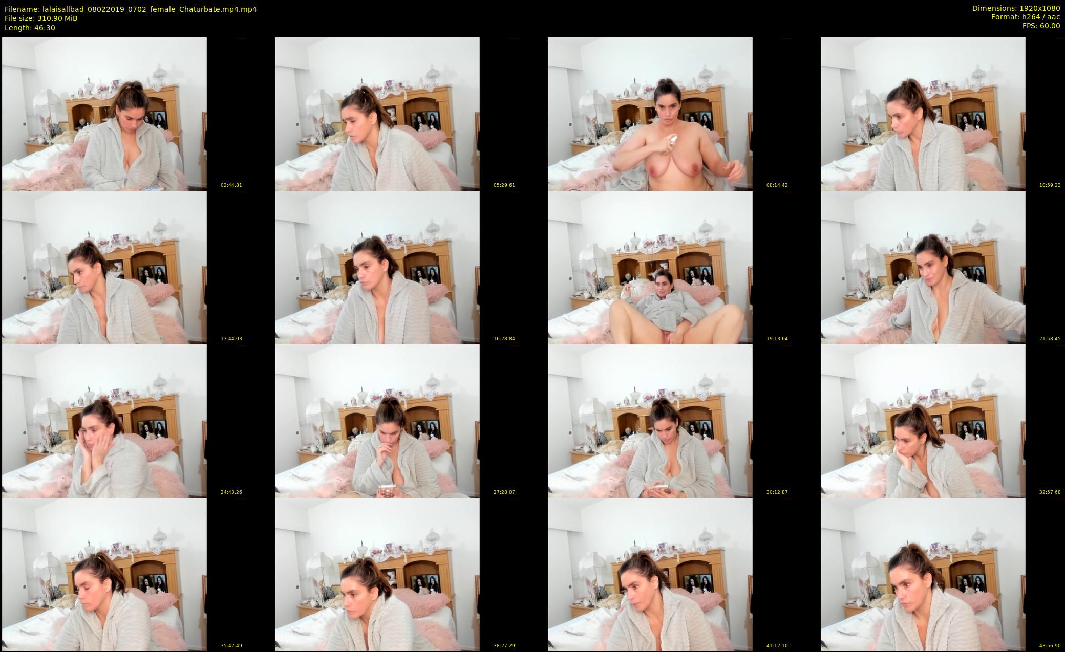 lalaisallbad — 47 minute Chaturbate female cam show recording, 1080p, Feb 8, 2019