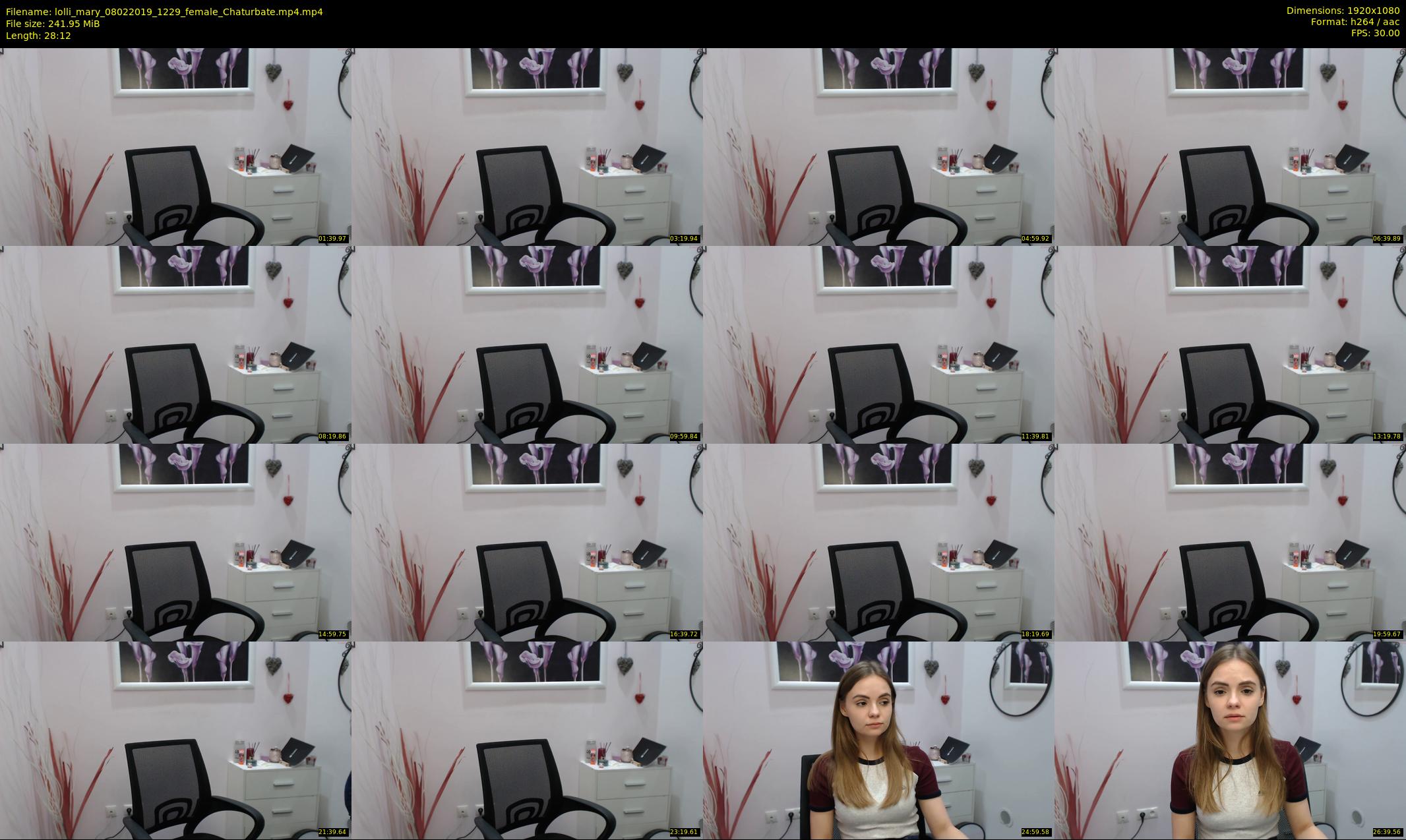 lolli_mary — 29 minute Chaturbate female cam show recording, 1080p, Feb 8, 2019