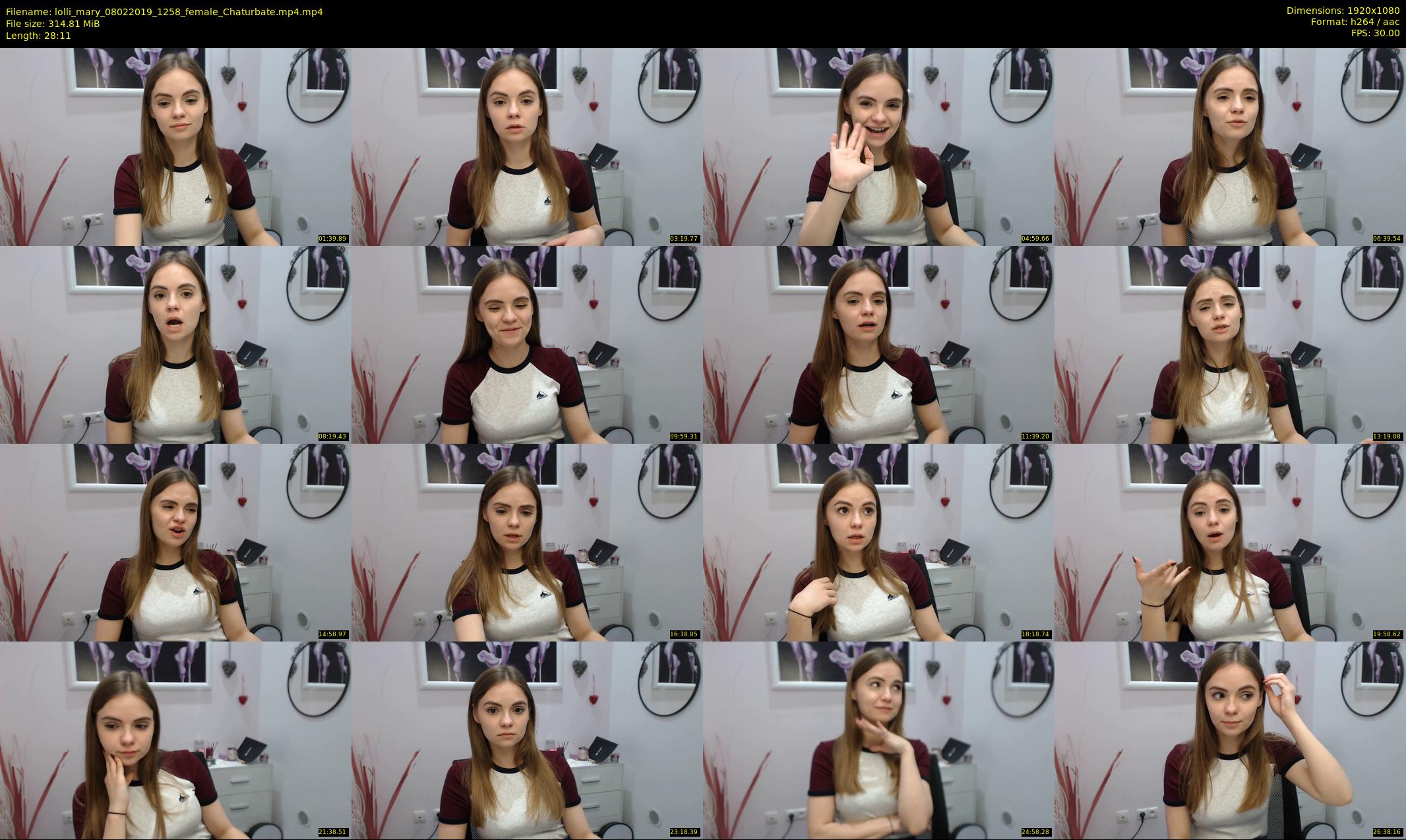 lolli_mary — 29 minute Chaturbate female cam show recording, 1080p, Feb 8, 2019