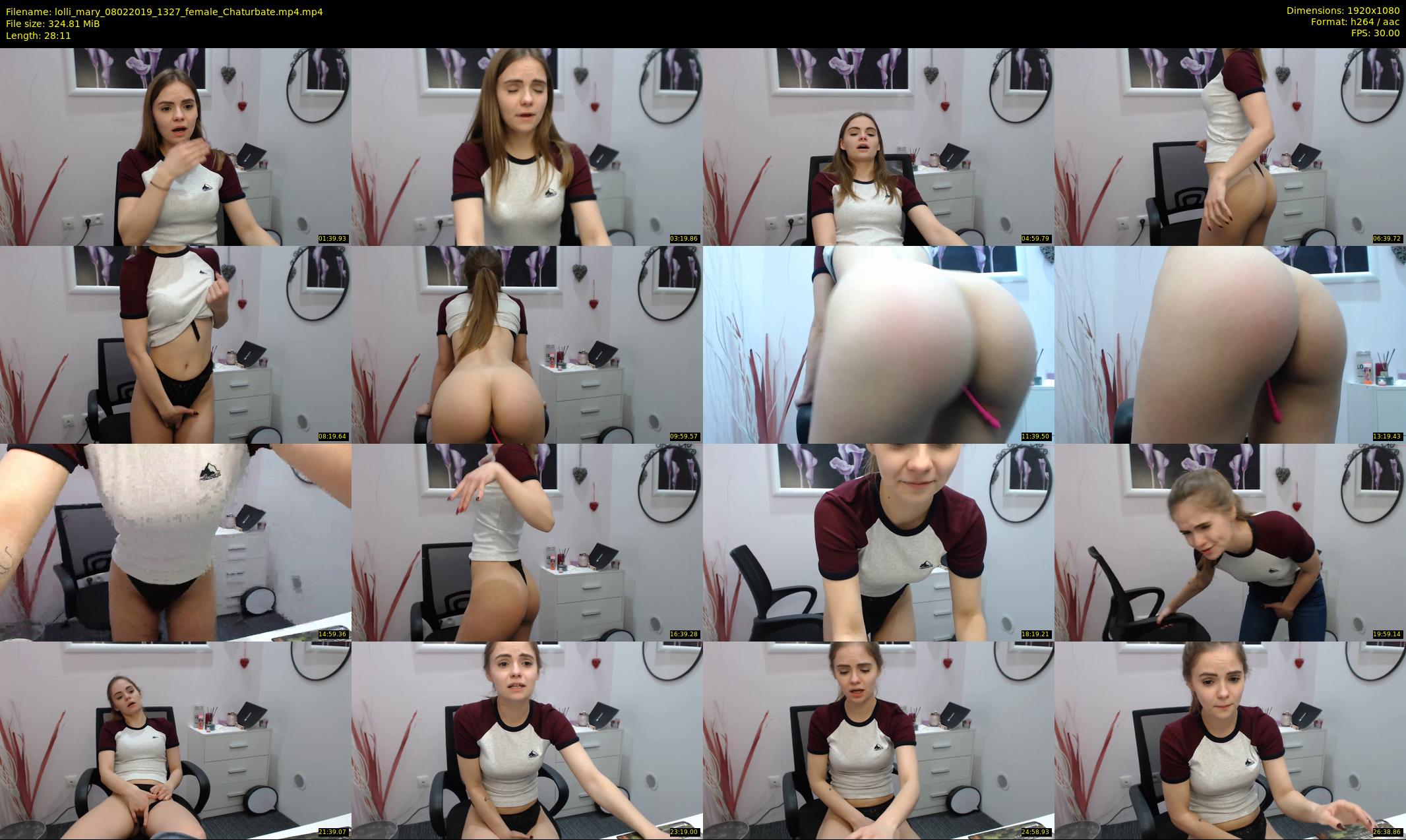 lolli_mary — 29 minute Chaturbate female cam show recording, 1080p, Feb 8, 2019