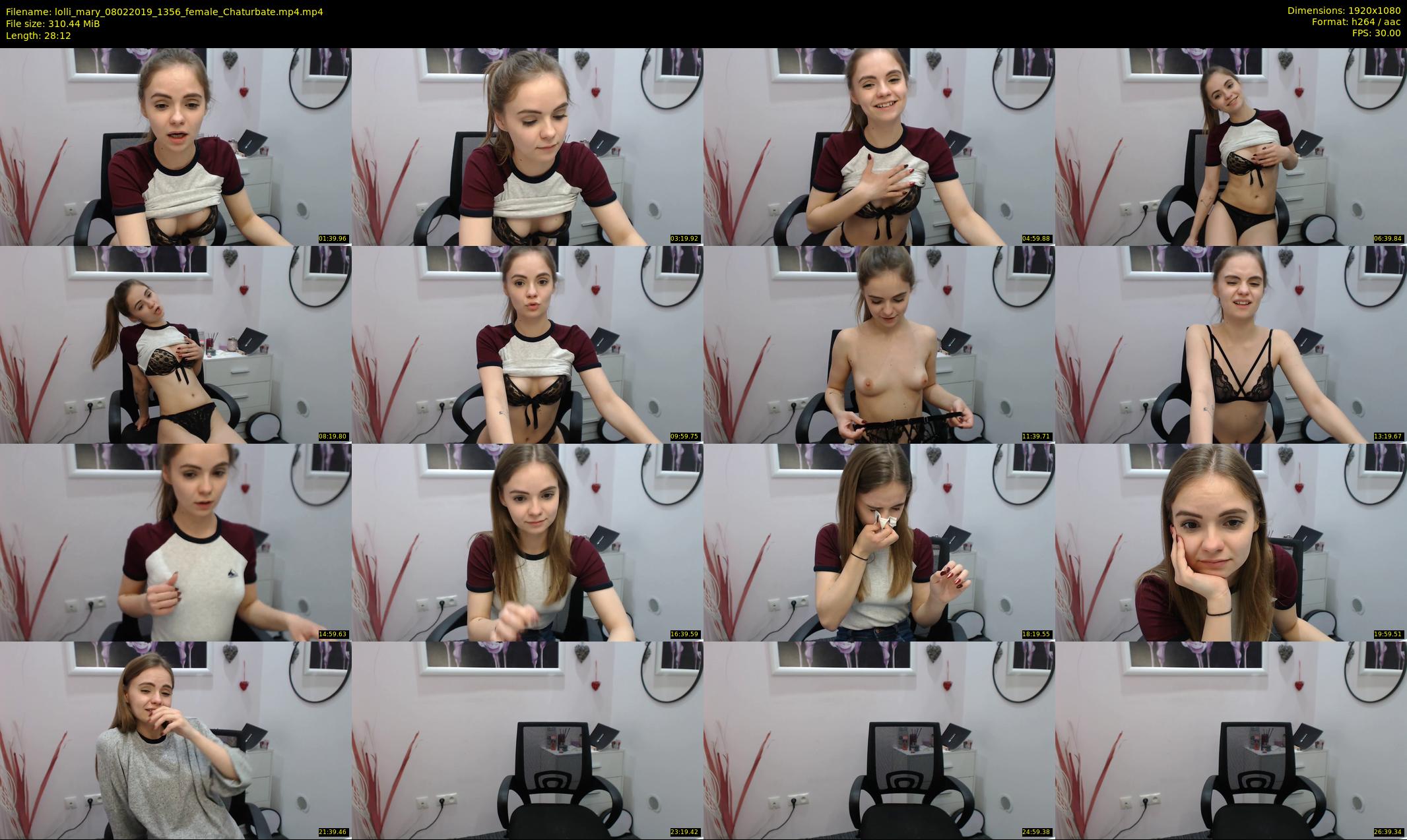 lolli_mary — 29 minute Chaturbate female cam show recording, 1080p, Feb 8, 2019