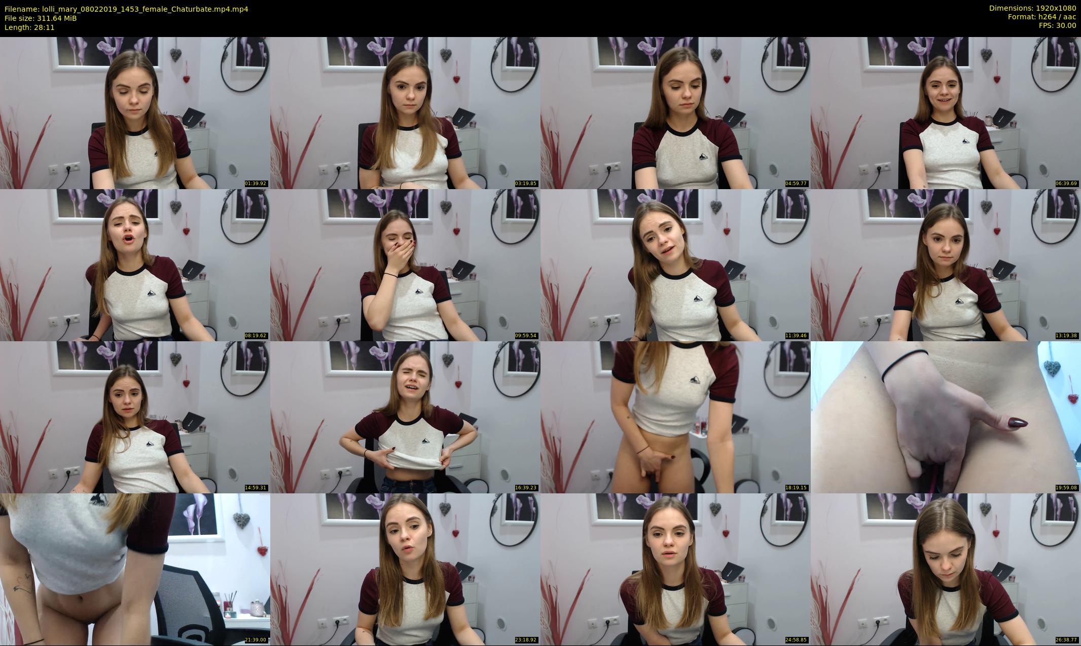 lolli_mary — 29 minute Chaturbate female cam show recording, 1080p, Feb 8, 2019