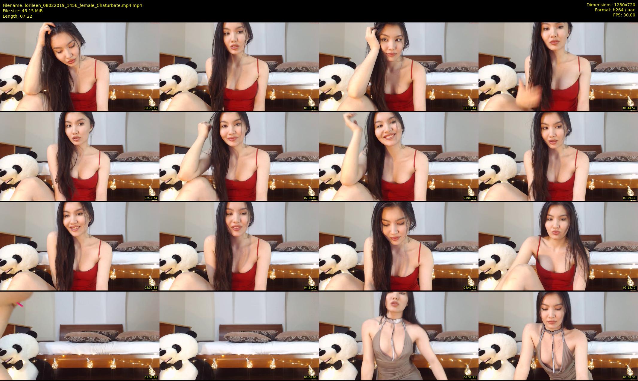 lorileen — 8 minute Chaturbate female cam show recording, 720p, Feb 8, 2019