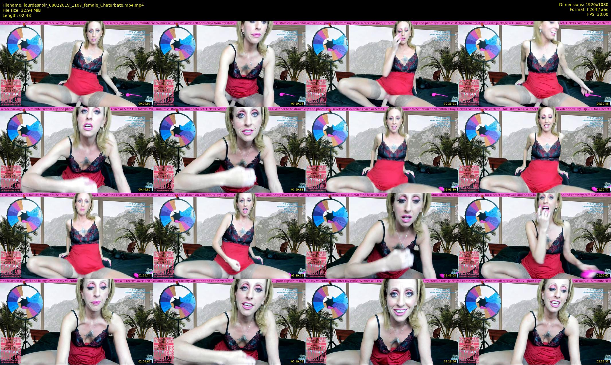 lourdesnoir — 3 minute Chaturbate female cam show recording, 1080p, Feb 8, 2019