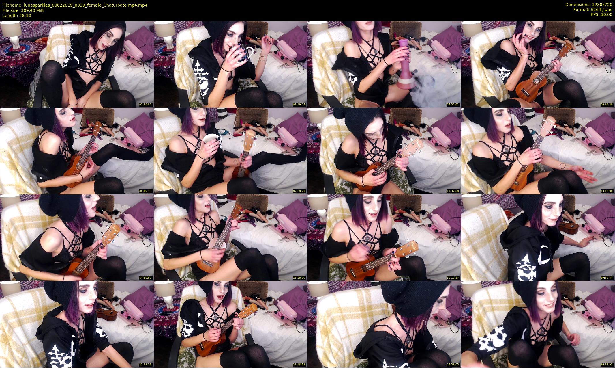 lunasparkles — 29 minute Chaturbate female cam show recording, 720p, Feb 8, 2019