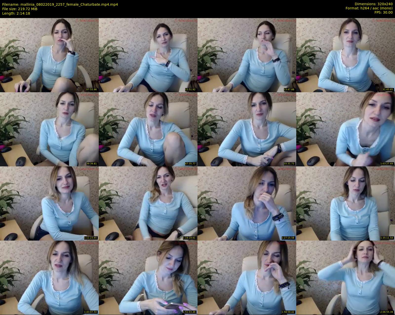 mallinia — 135 minute Chaturbate female cam show recording, SD, Feb 8, 2019
