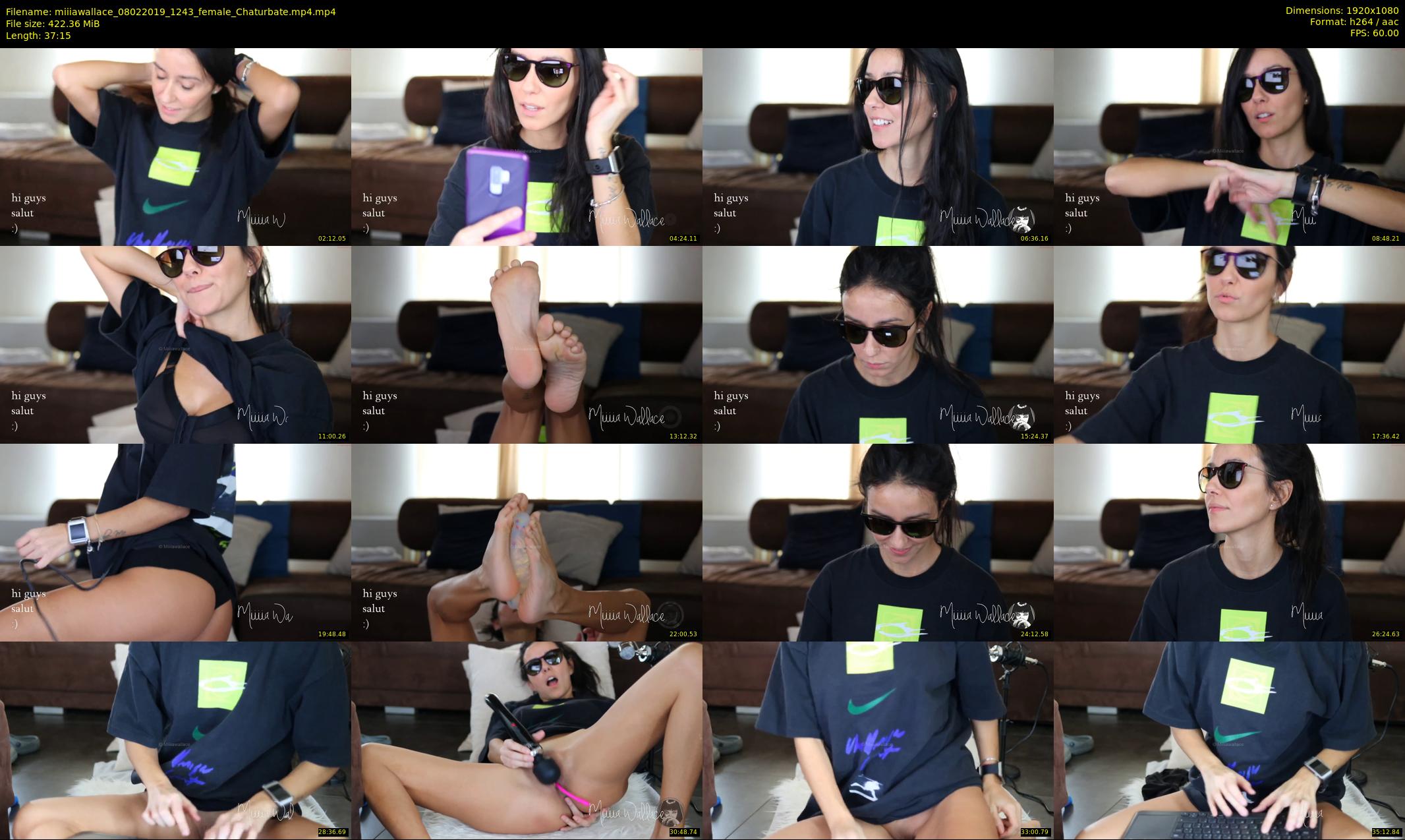 miiiawallace — 38 minute Chaturbate female cam show recording, 1080p, Feb 8, 2019
