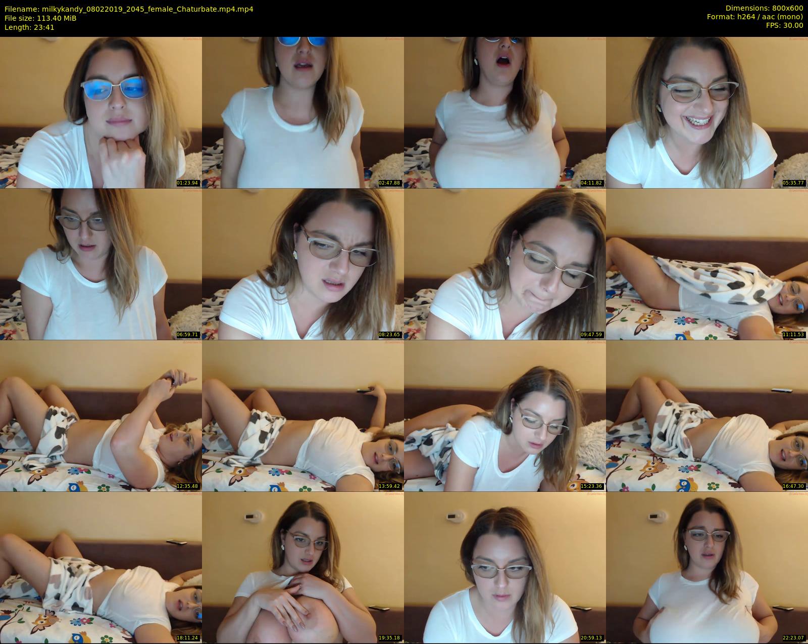 milkykandy — 24 minute Chaturbate female cam show recording, 480p, Feb 8, 2019