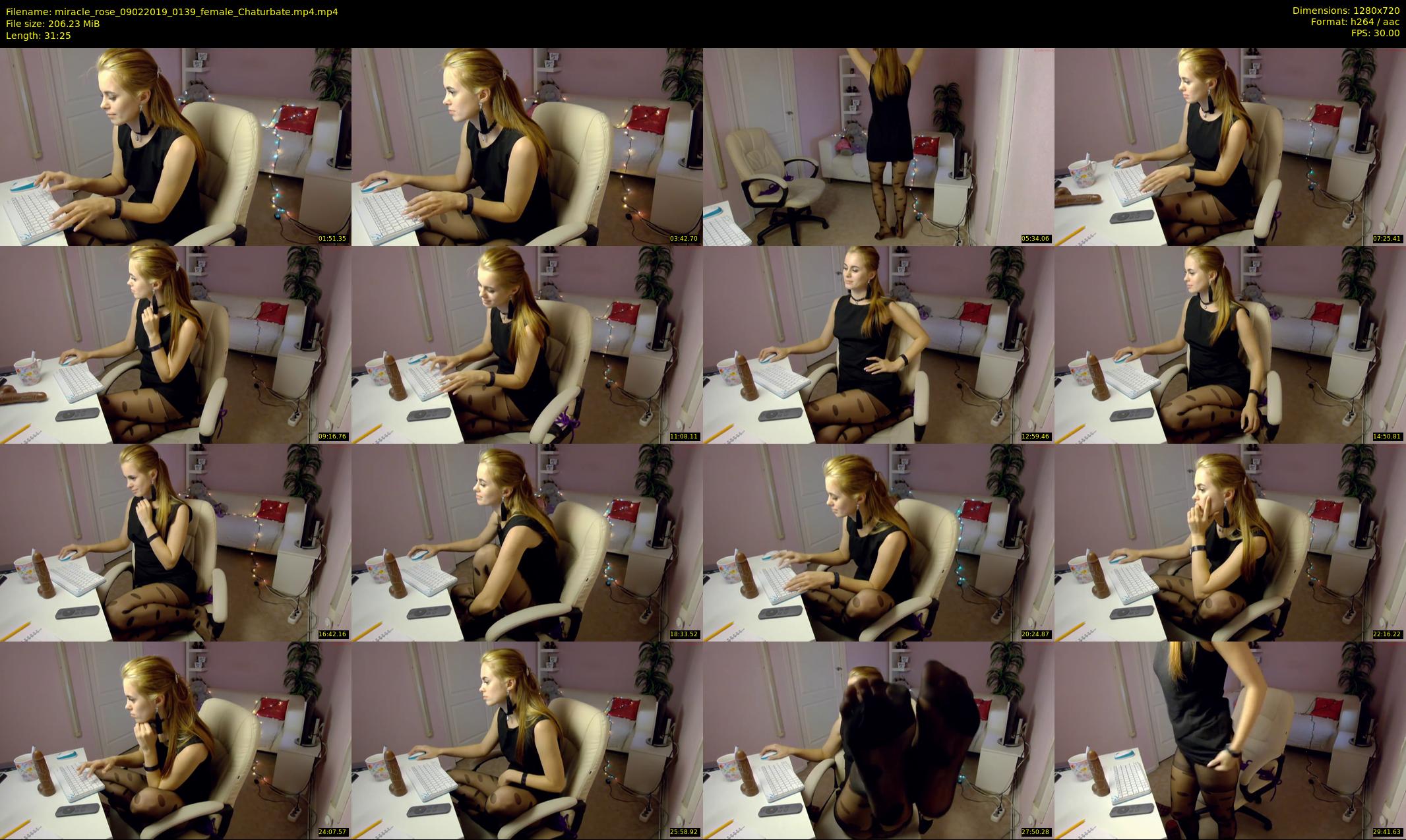 miracle_rose — 32 minute Chaturbate female cam show recording, 720p, Feb 9, 2019