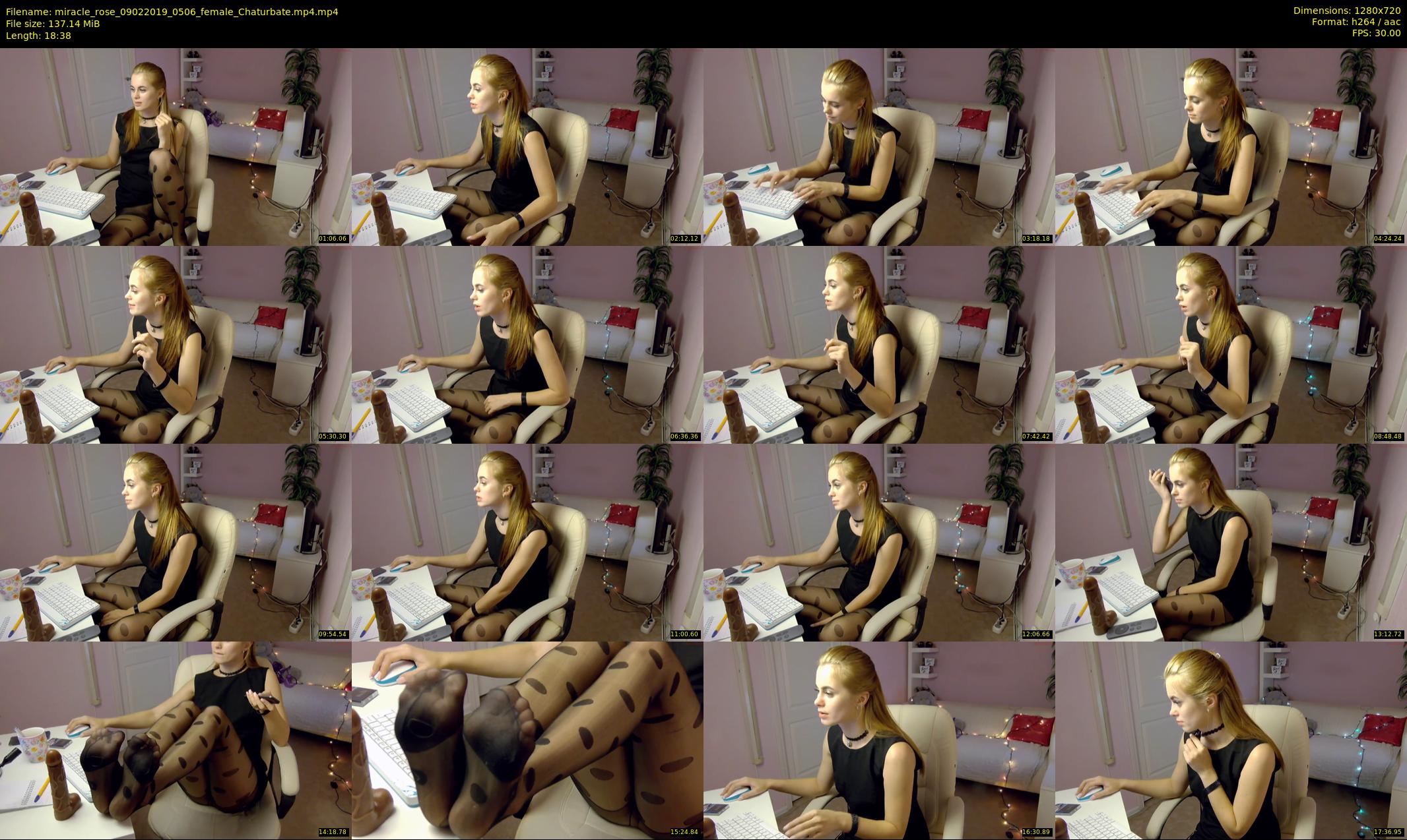 miracle_rose — 19 minute Chaturbate female cam show recording, 720p, Feb 9, 2019