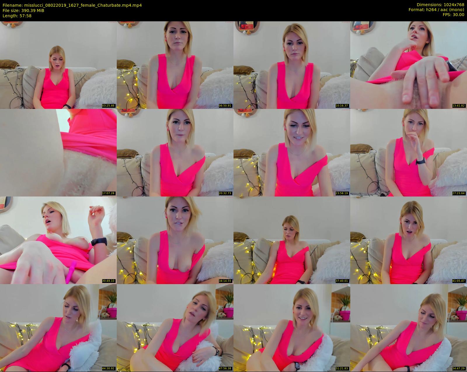 misslucci — 58 minute Chaturbate female cam show recording, 720p, Feb 8, 2019