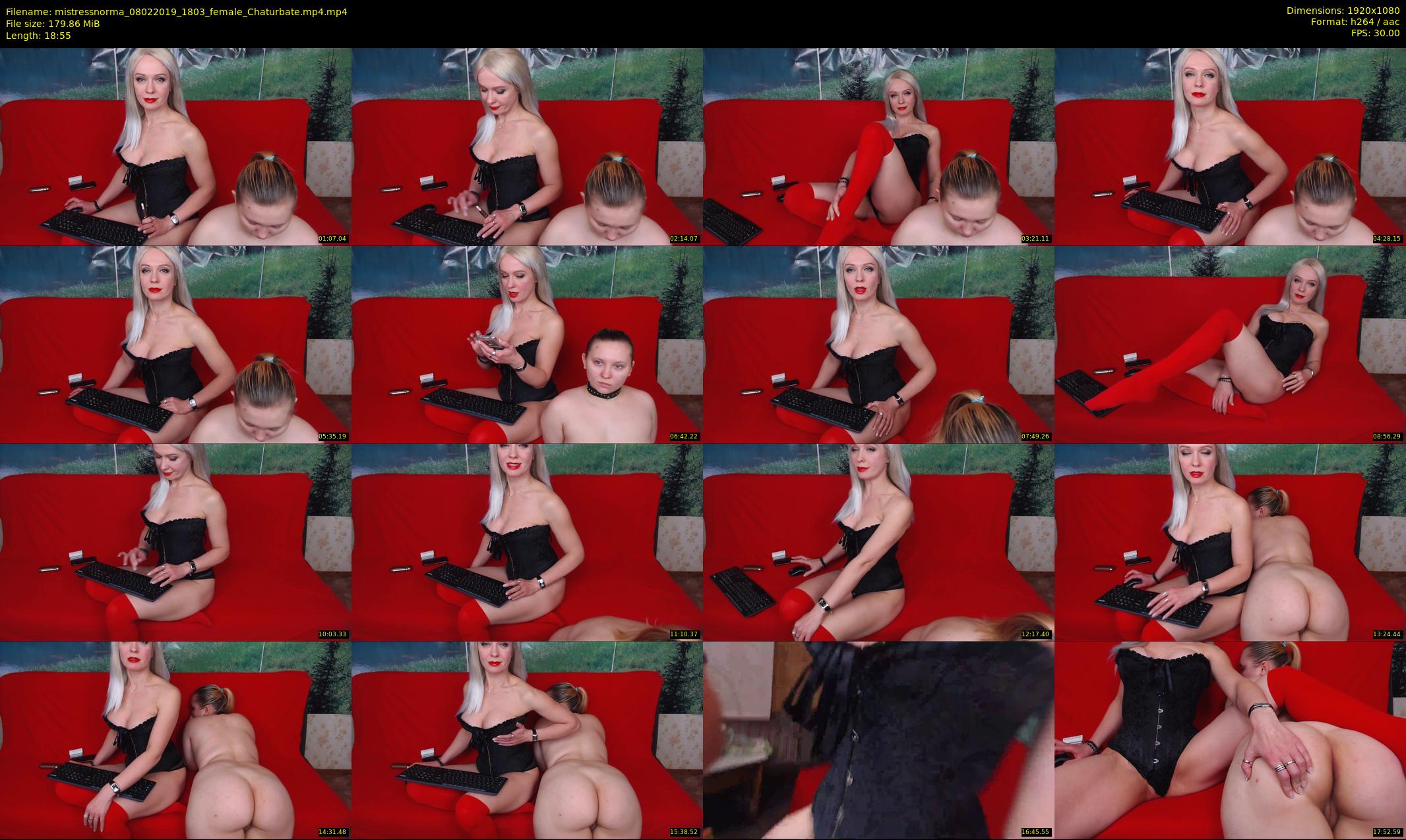 mistressnorma — 19 minute Chaturbate female cam show recording, 1080p, Feb 8, 2019