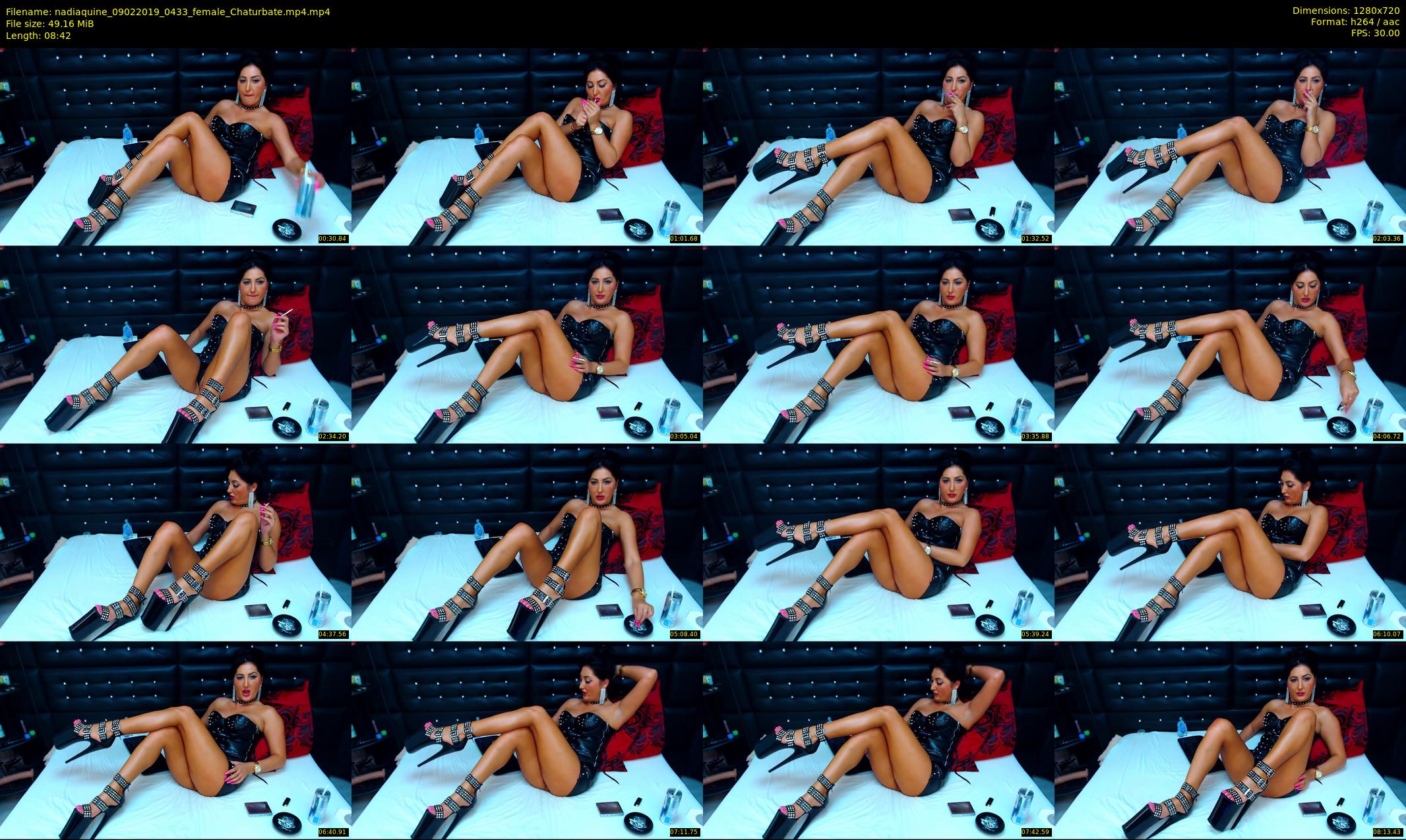 nadiaquine — 9 minute Chaturbate female cam show recording, 720p, Feb 9, 2019