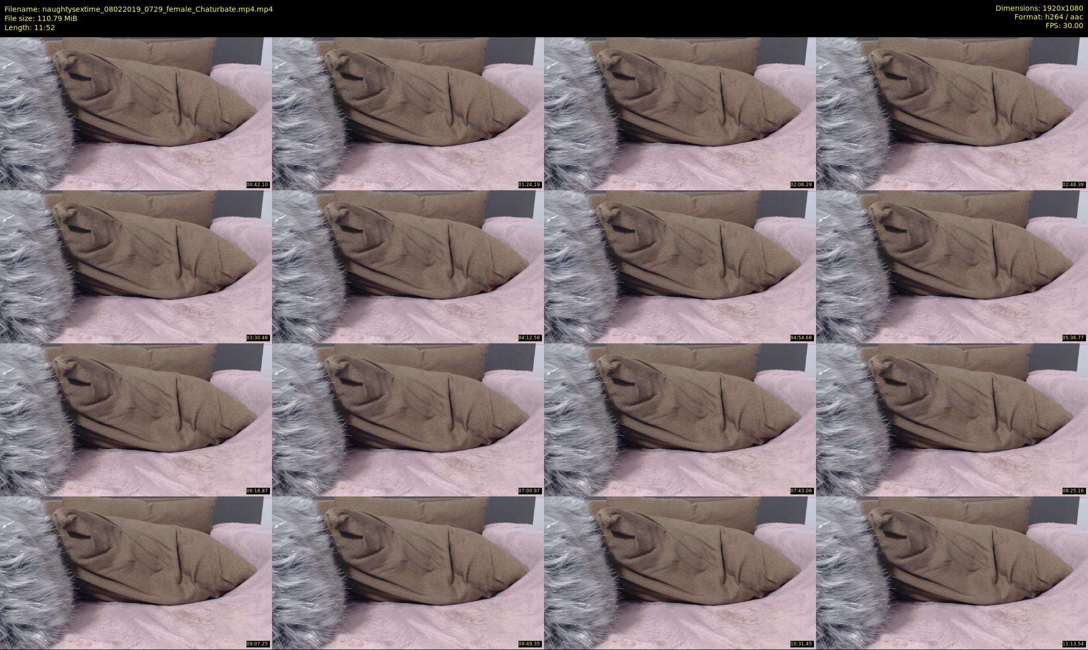 naughtysextime — 12 minute Chaturbate female cam show recording, 1080p, Feb 8, 2019