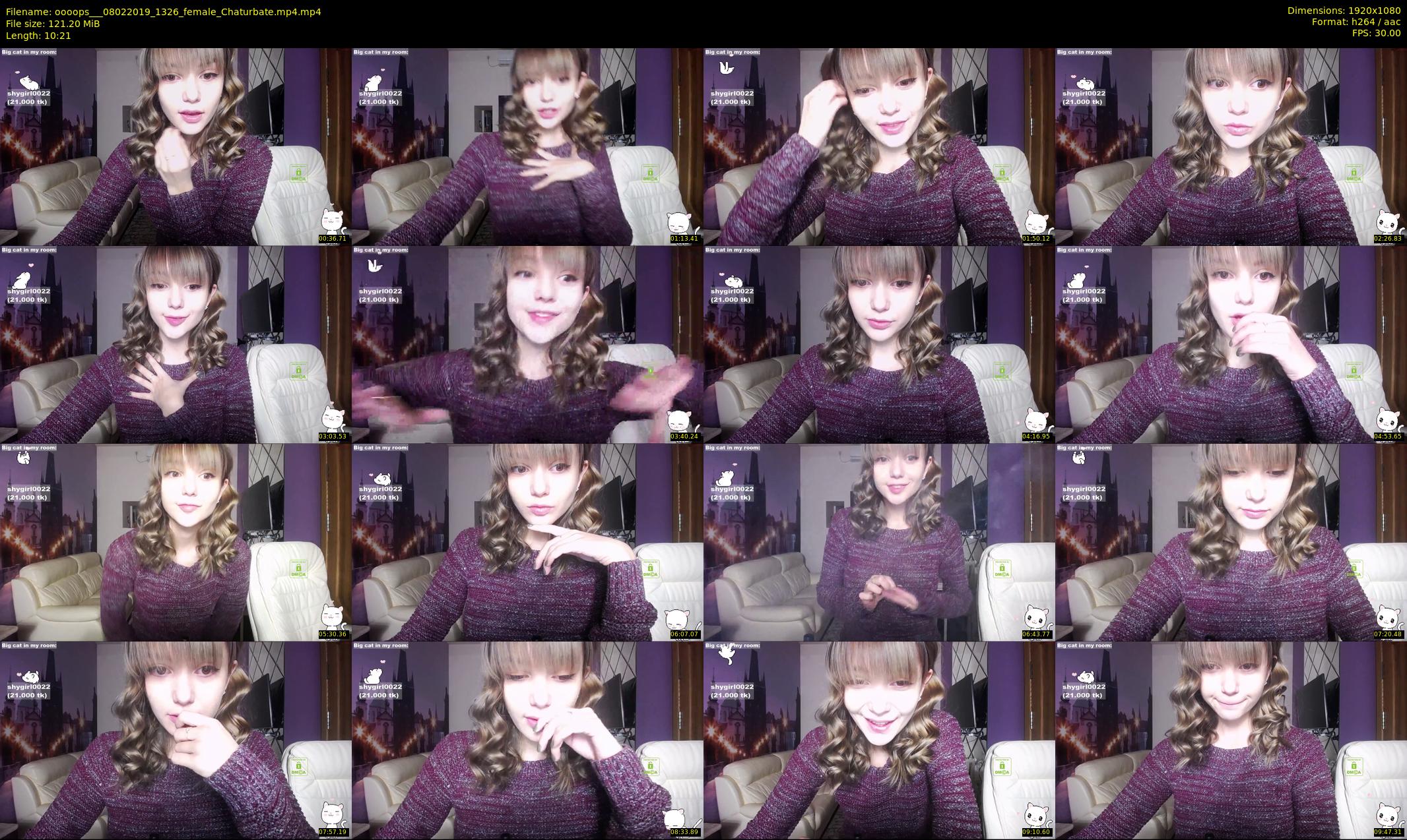 oooops__ — 11 minute Chaturbate female cam show recording, 1080p, Feb 8, 2019