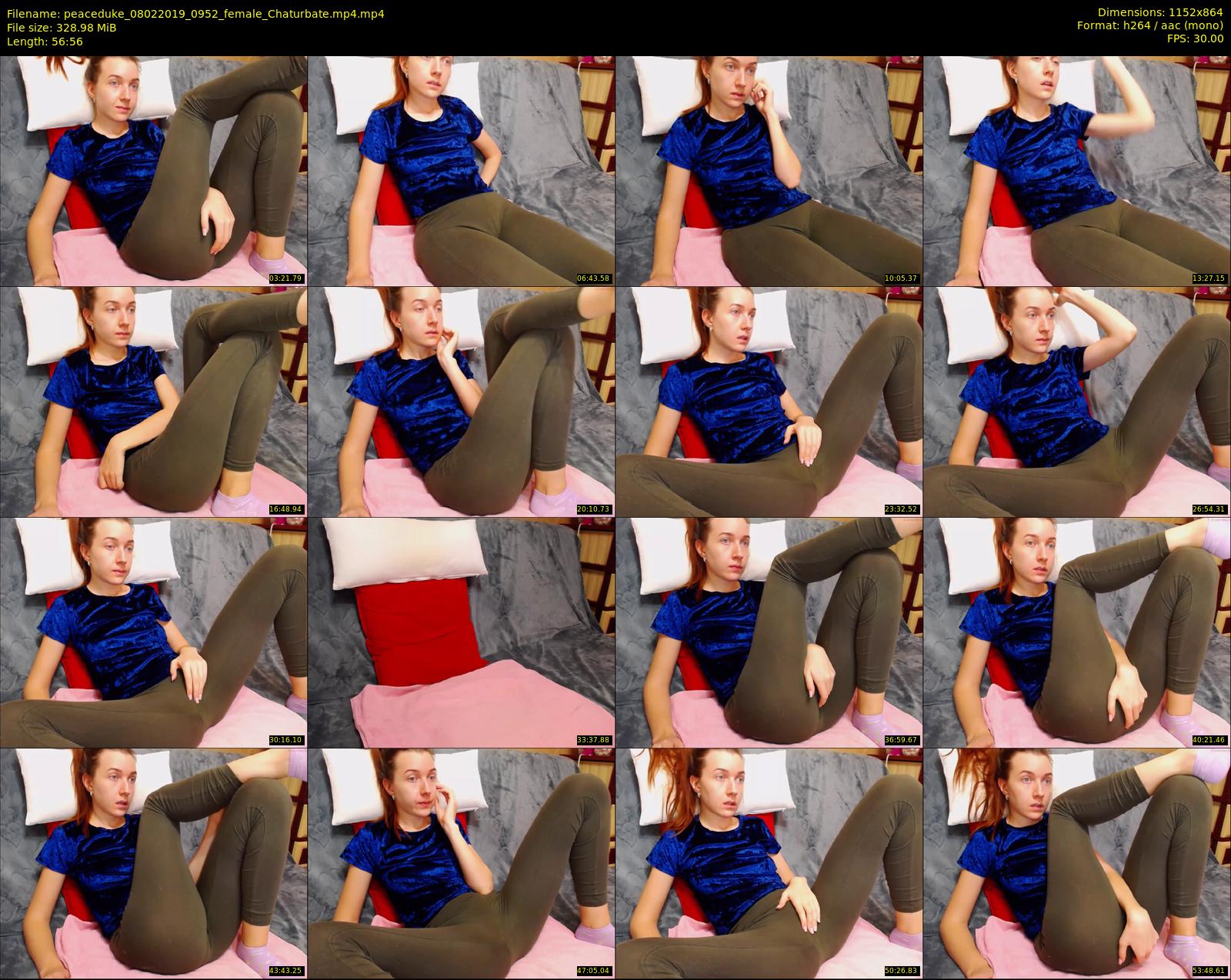 peaceduke — 57 minute Chaturbate female cam show recording, 720p, Feb 8, 2019