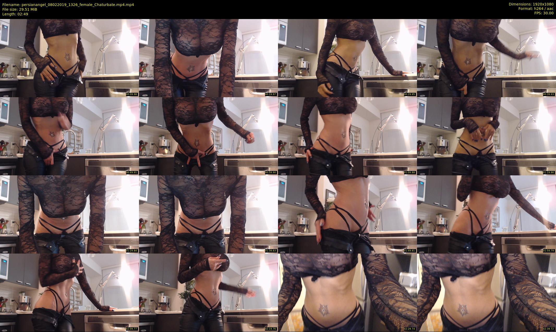 persianangel — 3 minute Chaturbate female cam show recording, 1080p, Feb 8, 2019