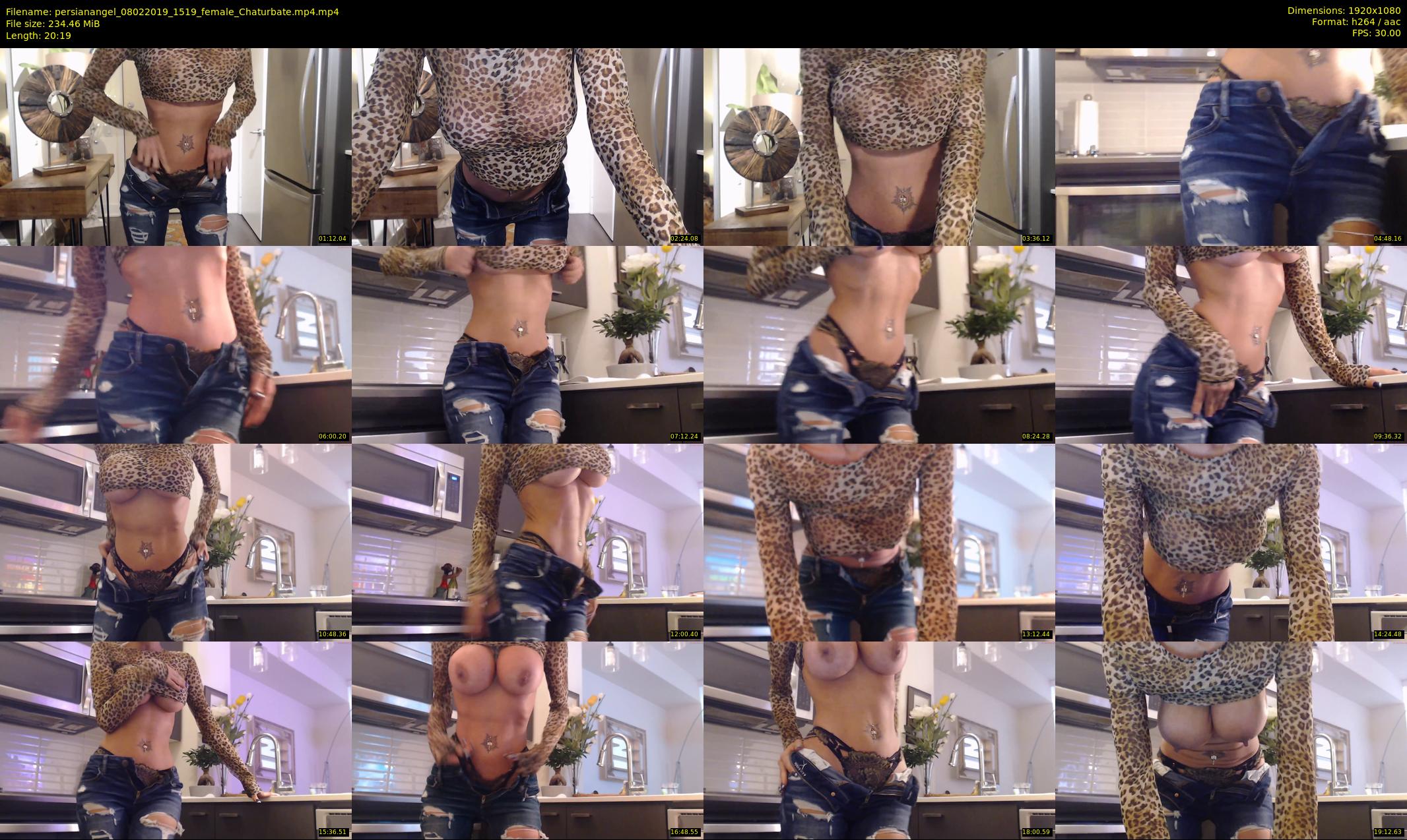 persianangel — 21 minute Chaturbate female cam show recording, 1080p, Feb 8, 2019