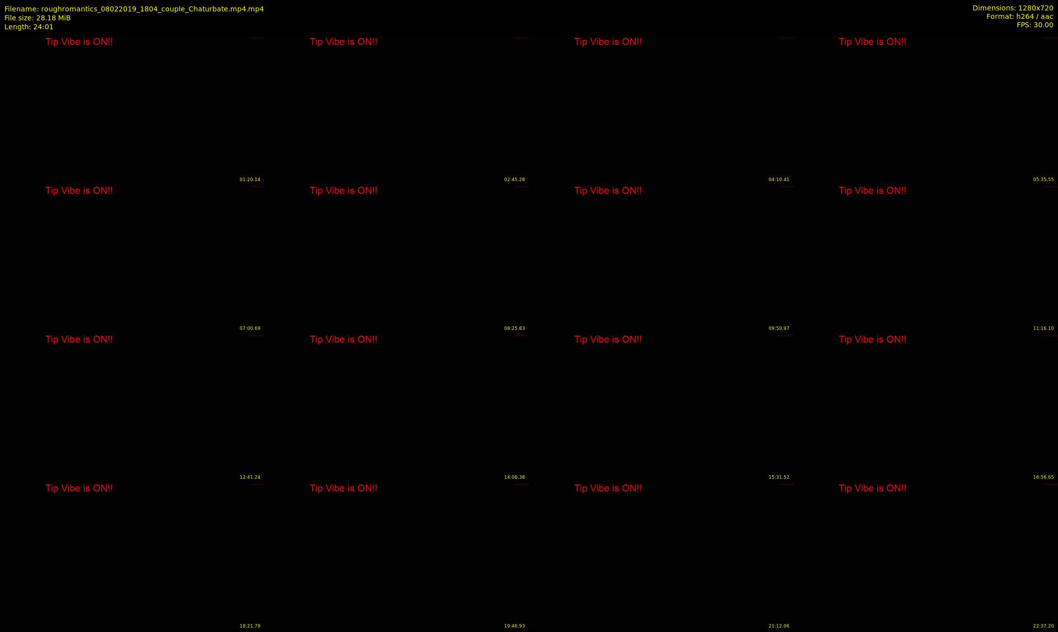 roughromantics — 25 minute Chaturbate couple cam show recording, 720p, Feb 8, 2019
