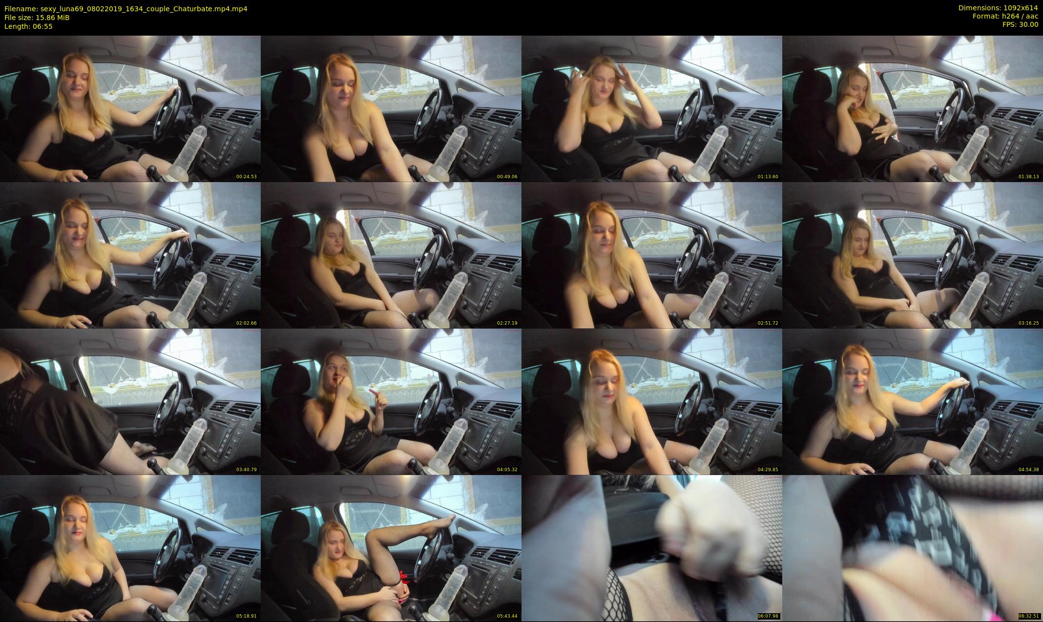 sexy_luna69 — 7 minute Chaturbate couple cam show recording, 480p, Feb 8, 2019