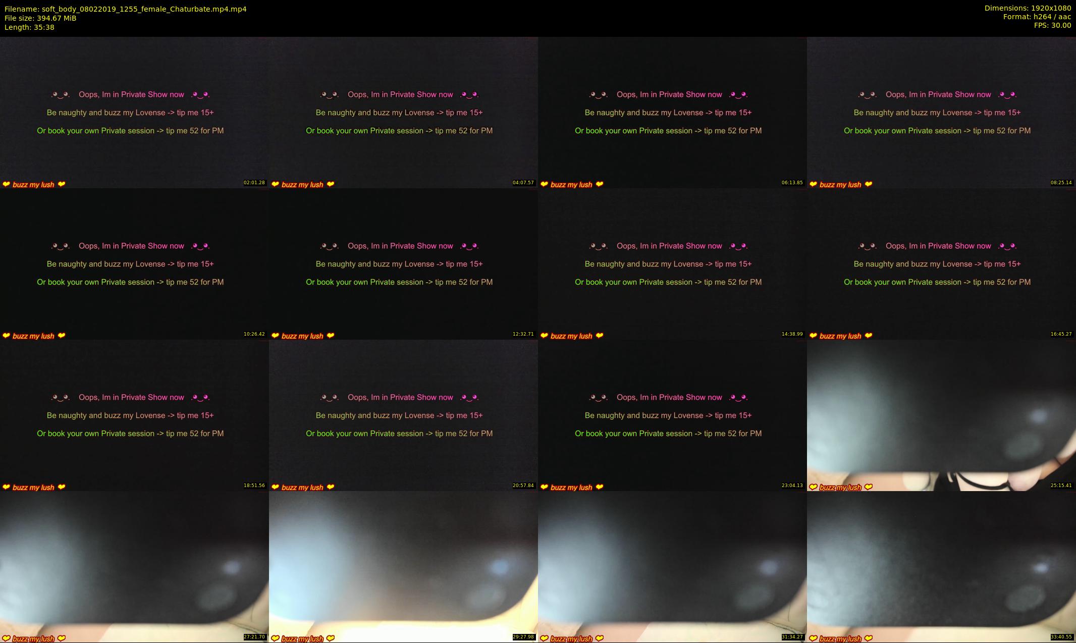 soft_body — 36 minute Chaturbate female cam show recording, 1080p, Feb 8, 2019