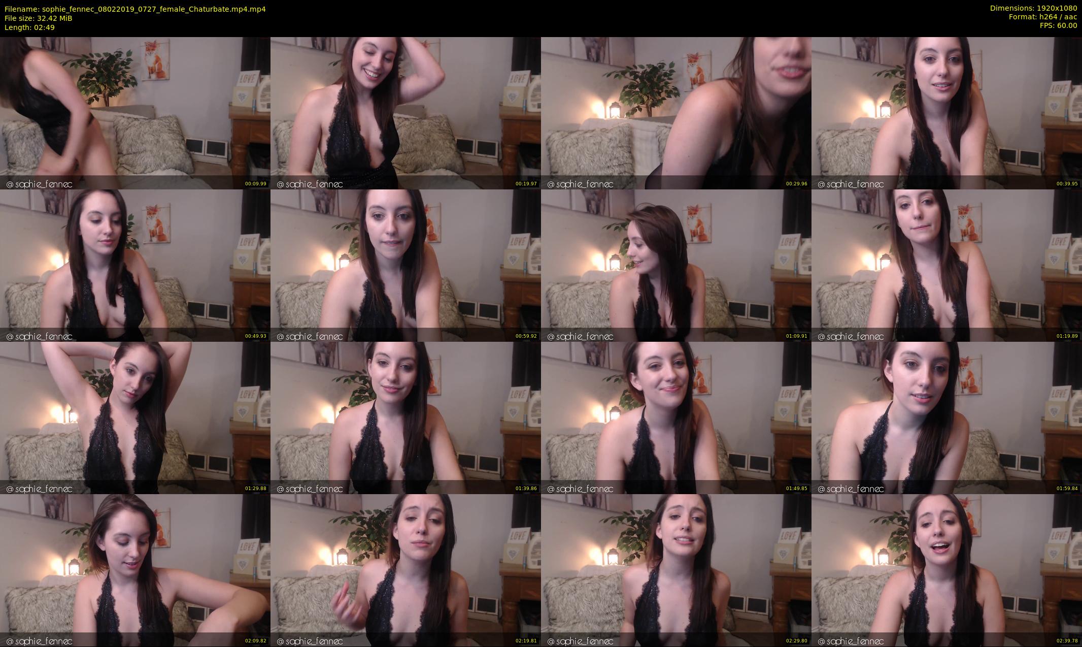 sophie_fennec — 3 minute Chaturbate female cam show recording, 1080p, Feb 8, 2019