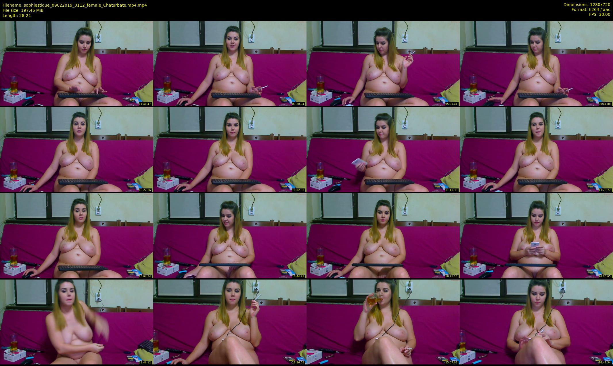 sophiestique — 29 minute Chaturbate female cam show recording, 720p, Feb 9, 2019