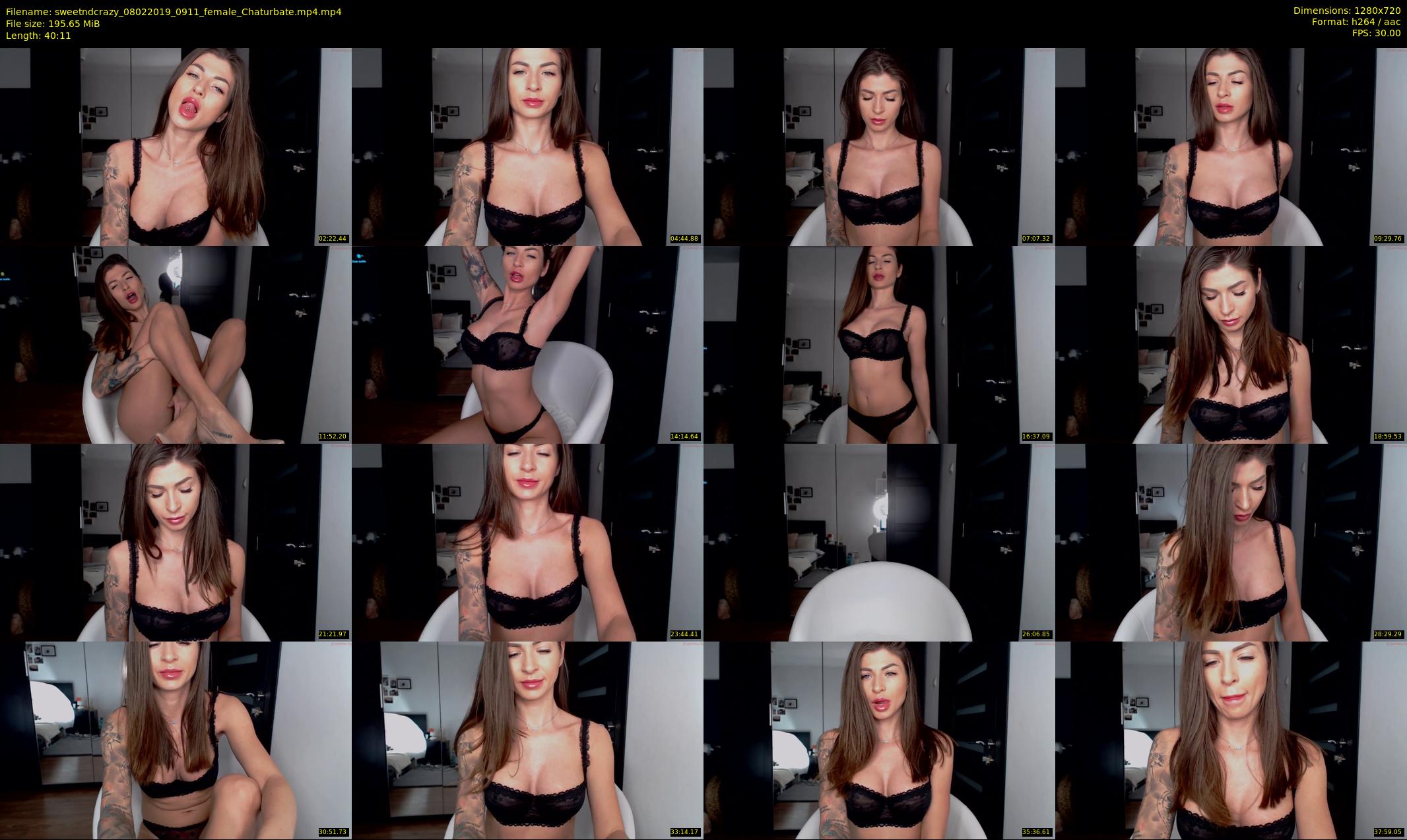 sweetndcrazy — 41 minute Chaturbate female cam show recording, 720p, Feb 8, 2019