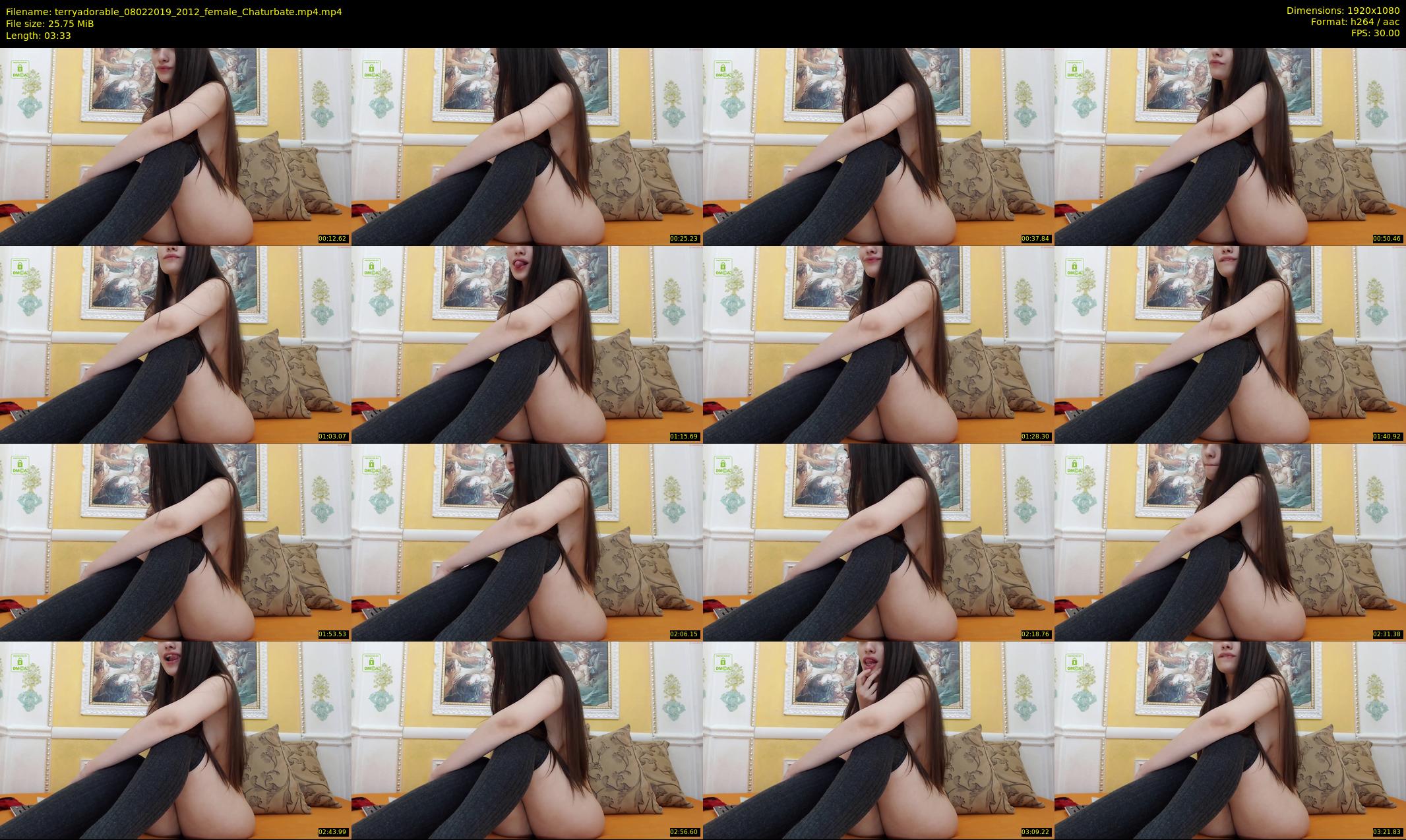 terryadorable — 4 minute Chaturbate female cam show recording, 1080p, Feb 8, 2019