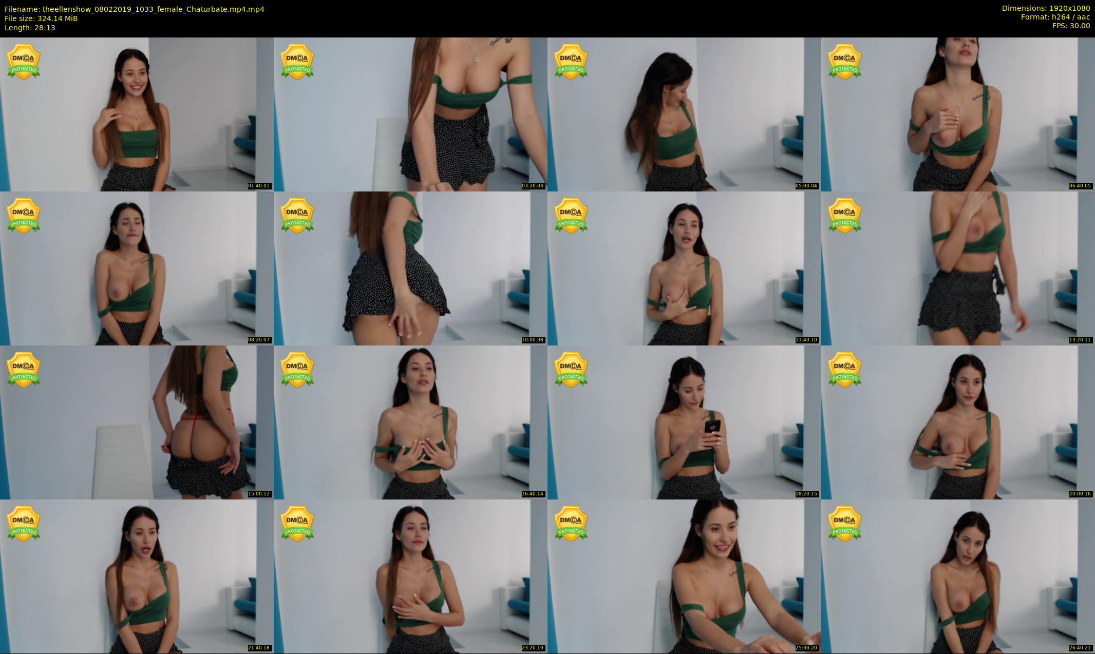 theellenshow — 29 minute Chaturbate female cam show recording, 1080p, Feb 8, 2019