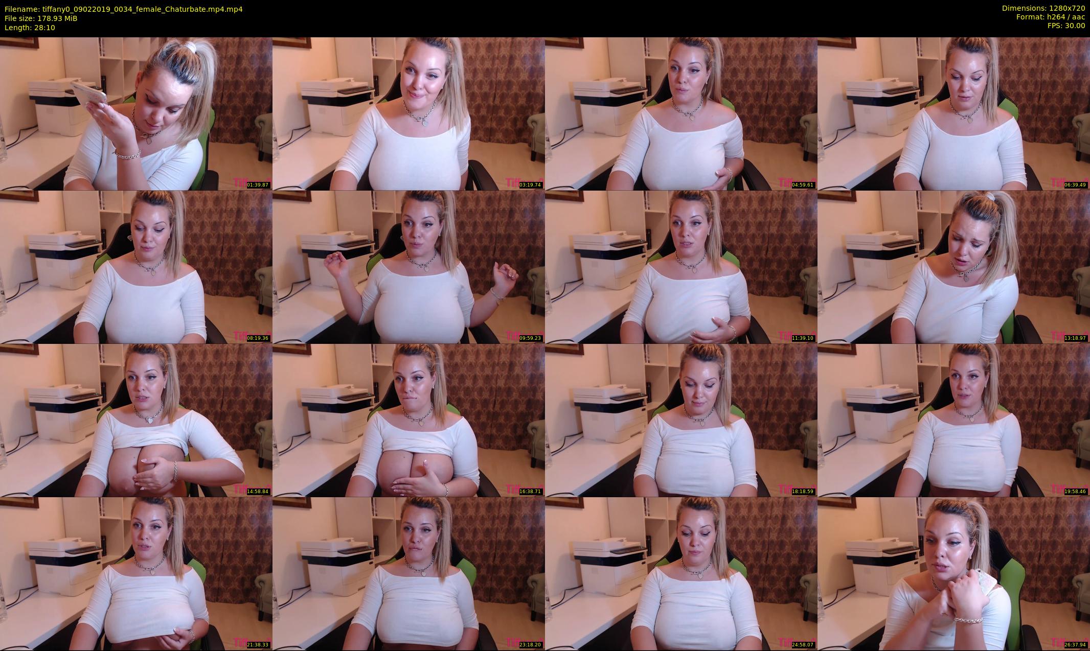 tiffany0 — 29 minute Chaturbate female cam show recording, 720p, Feb 9, 2019