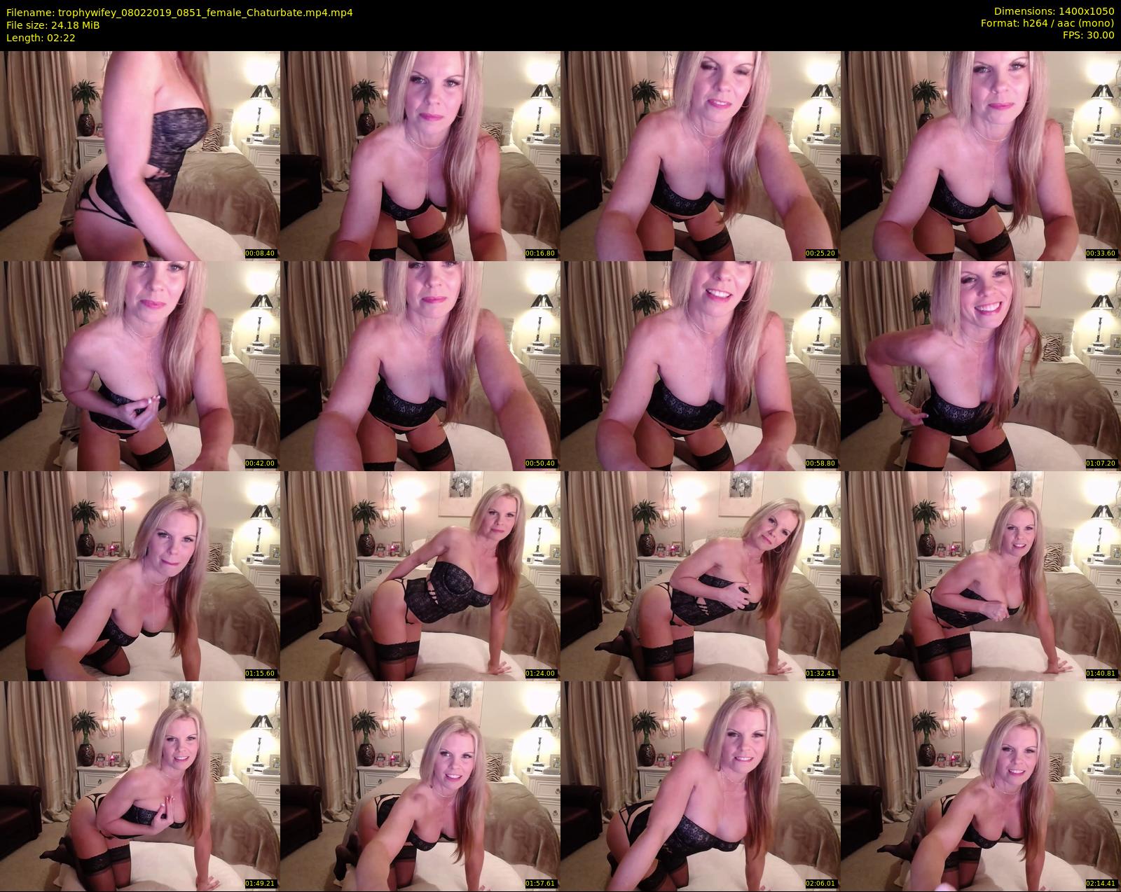 trophywifey — 3 minute Chaturbate female cam show recording, 720p, Feb 8, 2019