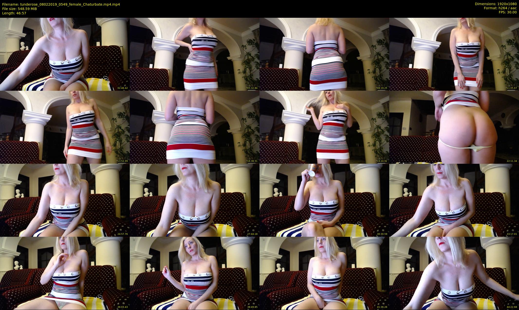 tunderose — 47 minute Chaturbate female cam show recording, 1080p, Feb 8, 2019