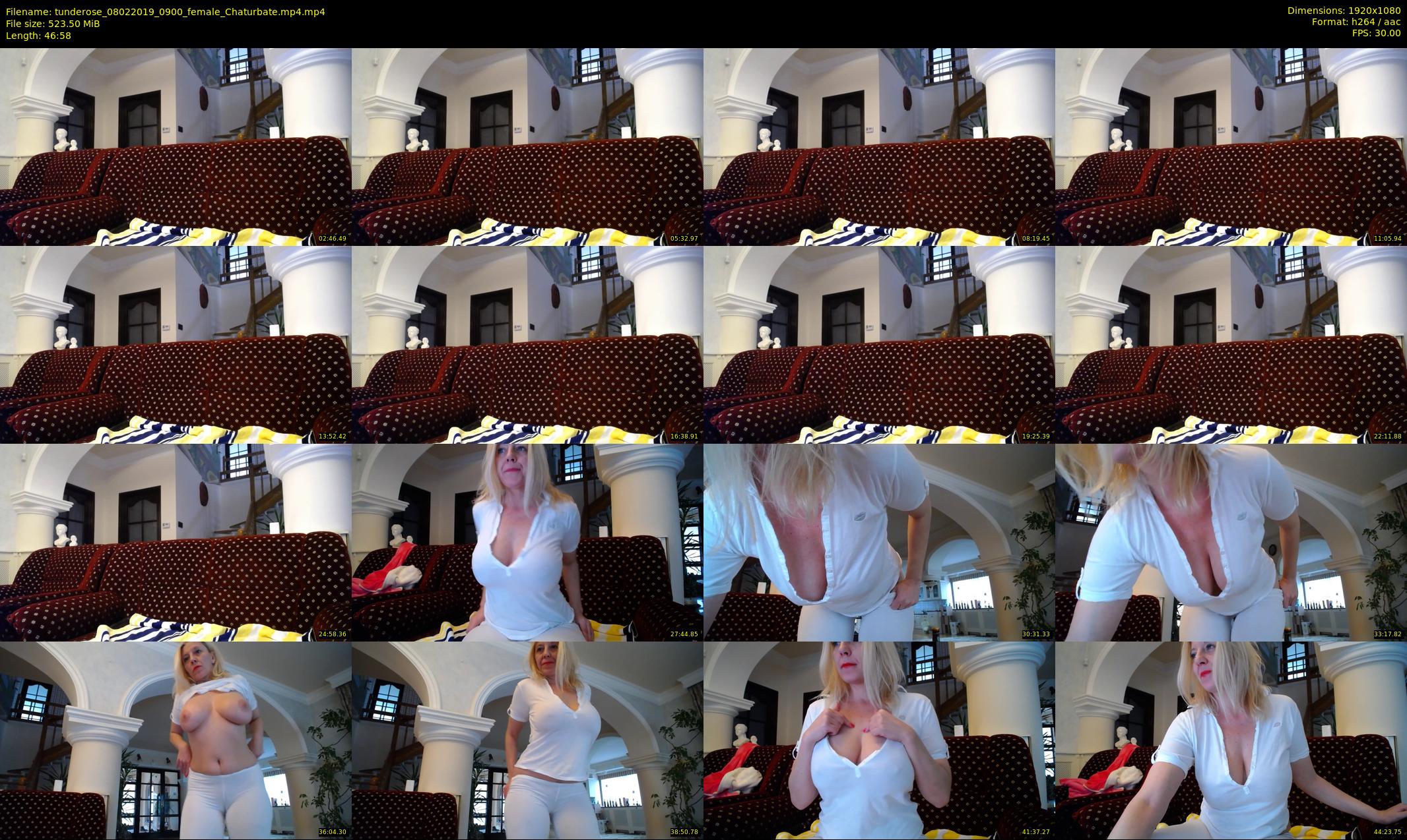 tunderose — 47 minute Chaturbate female cam show recording, 1080p, Feb 8, 2019