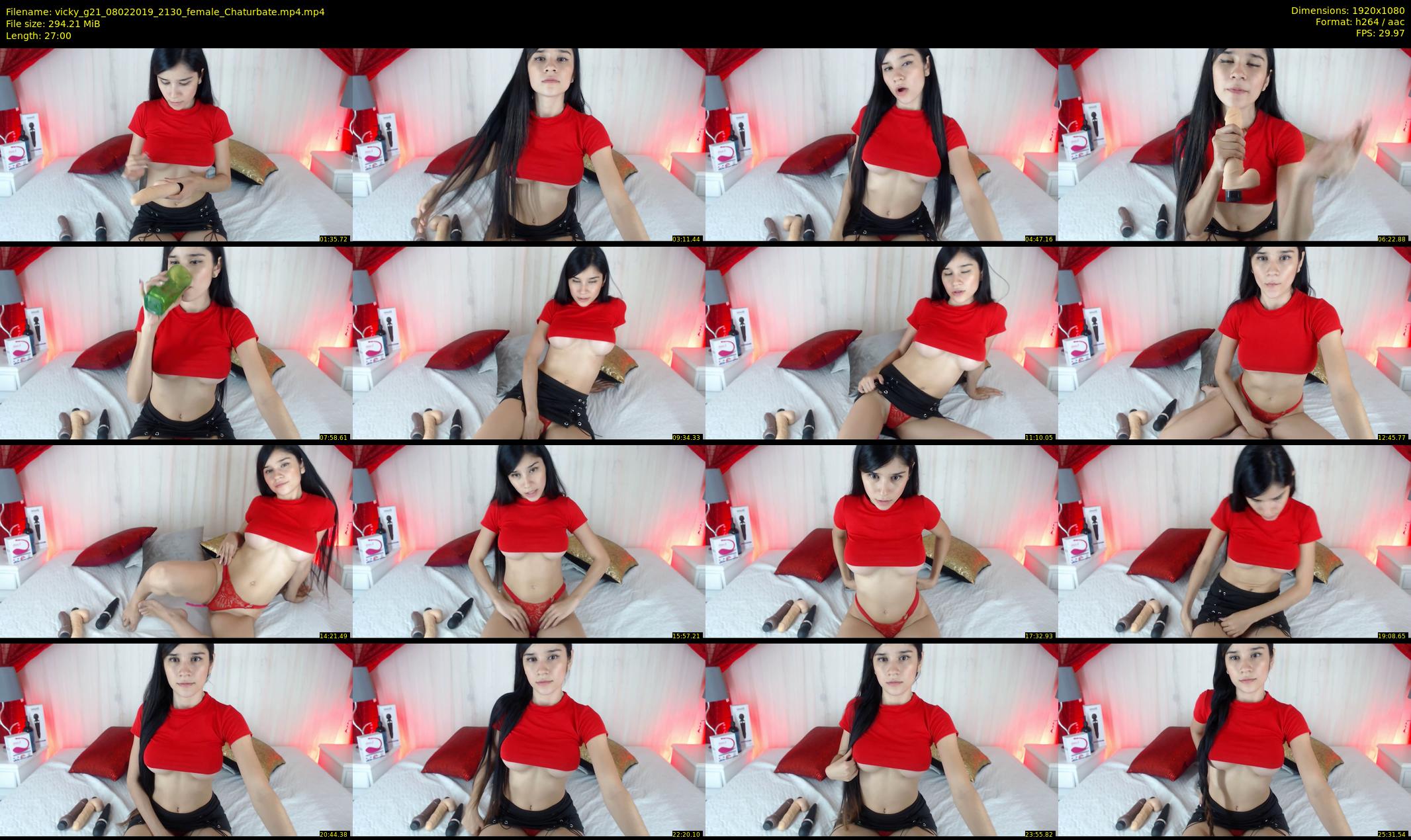 vicky_g21 — 27 minute Chaturbate female cam show recording, 1080p, Feb 8, 2019