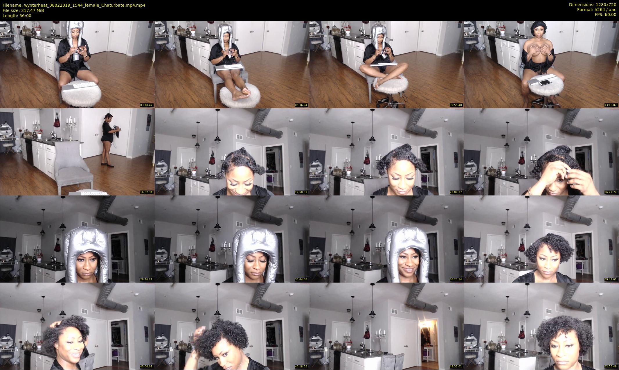 wynterheat — 56 minute Chaturbate female cam show recording, 720p, Feb 8, 2019