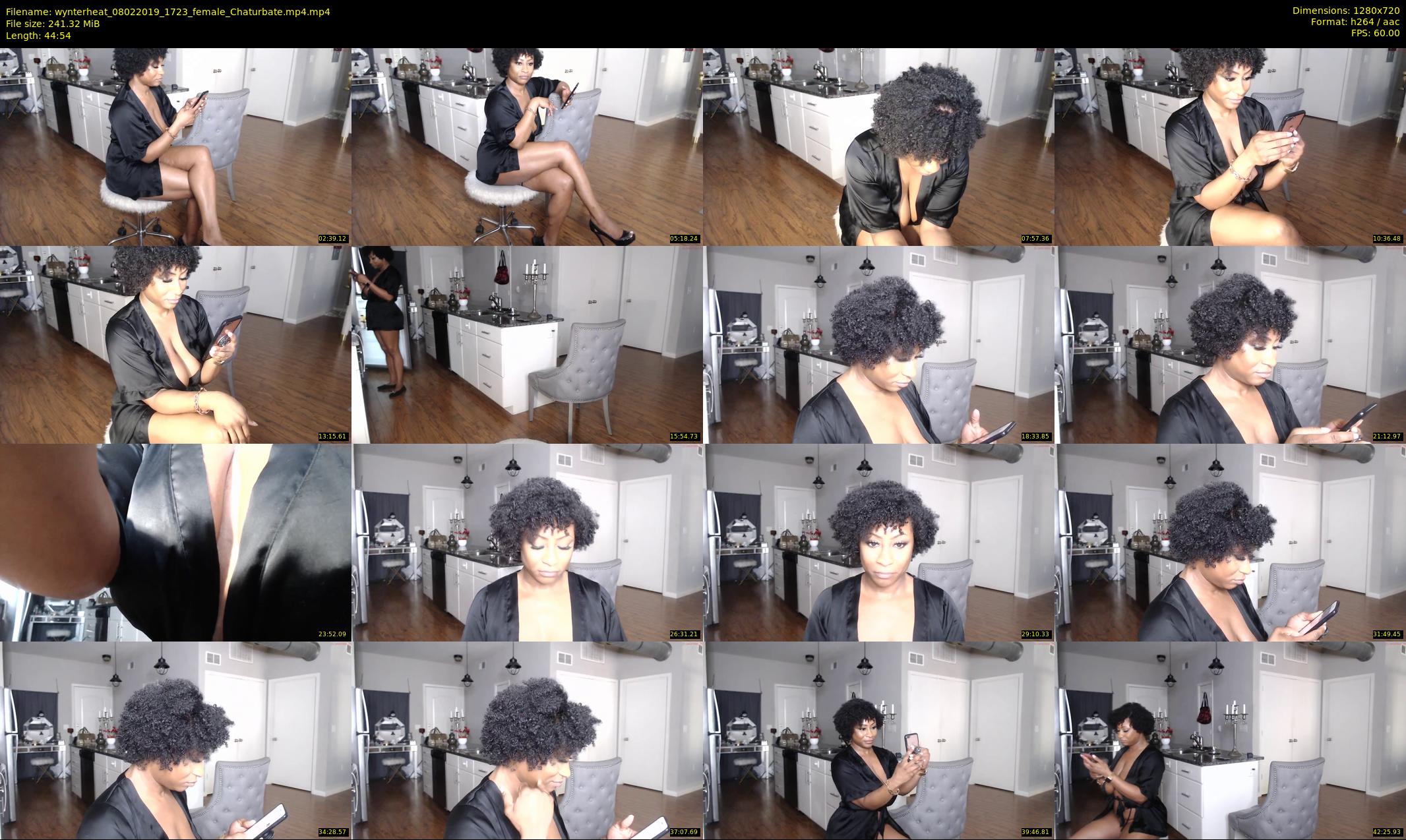 wynterheat — 45 minute Chaturbate female cam show recording, 720p, Feb 8, 2019