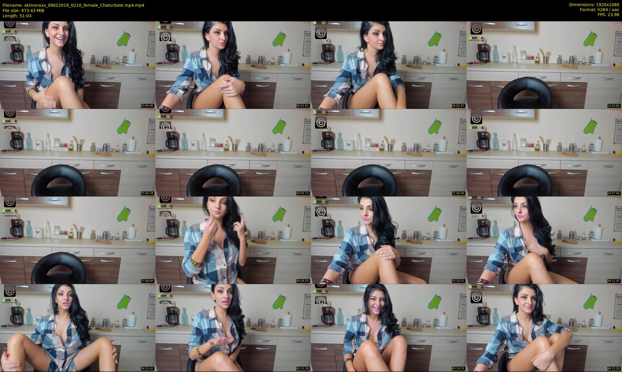 xkimoraxx — 52 minute Chaturbate female cam show recording, 1080p, Feb 9, 2019