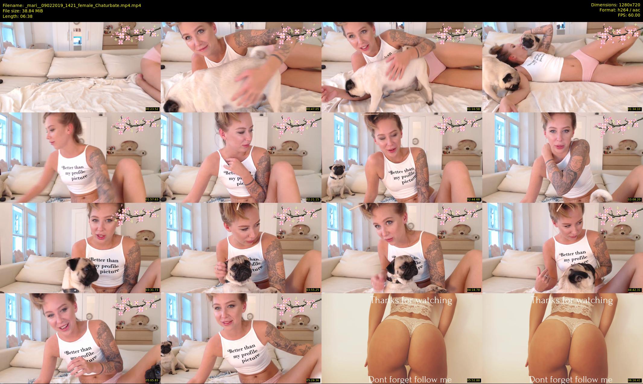 _mari_ — 7 minute Chaturbate female cam show recording, 720p, Feb 9, 2019