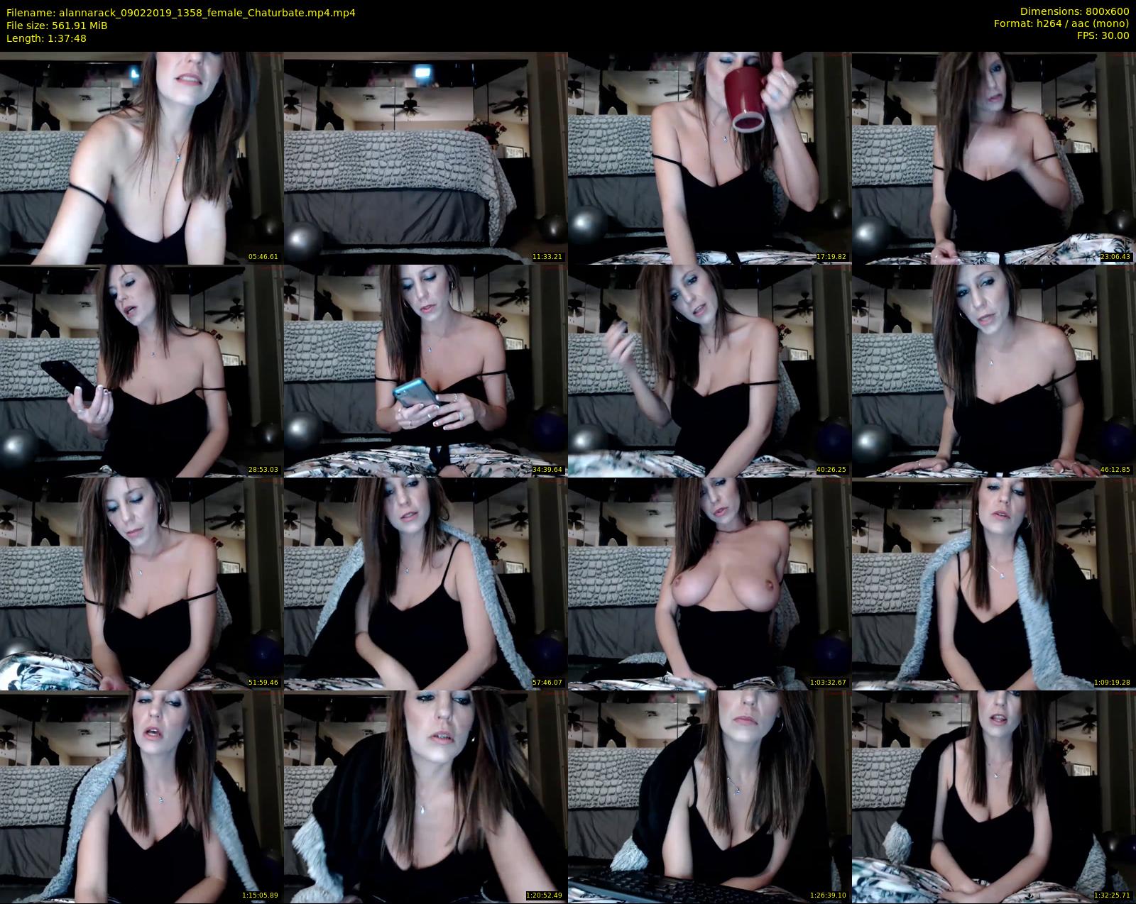 alannarack — 98 minute Chaturbate female cam show recording, 480p, Feb 9, 2019