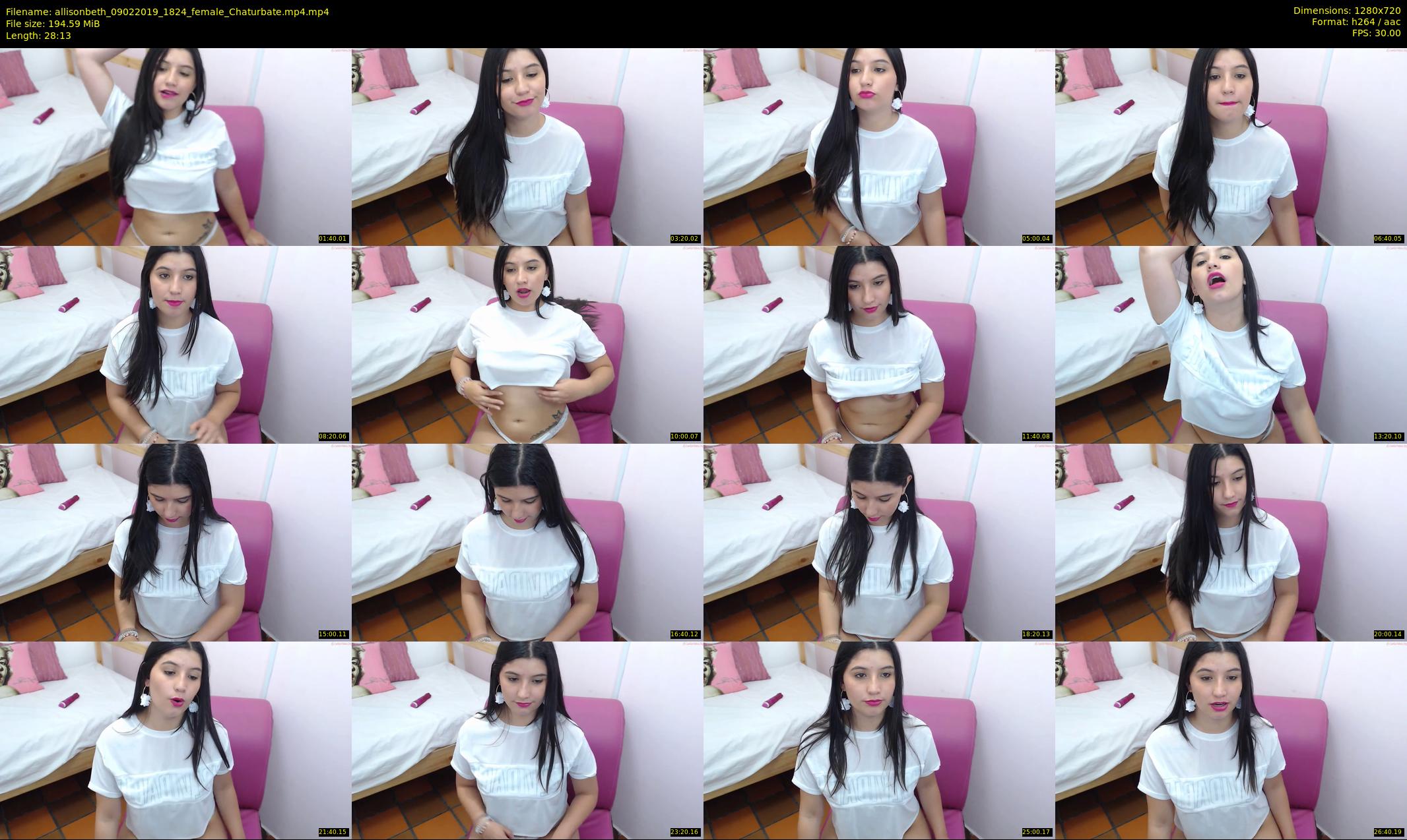 allisonbeth — 29 minute Chaturbate female cam show recording, 720p, Feb 9, 2019