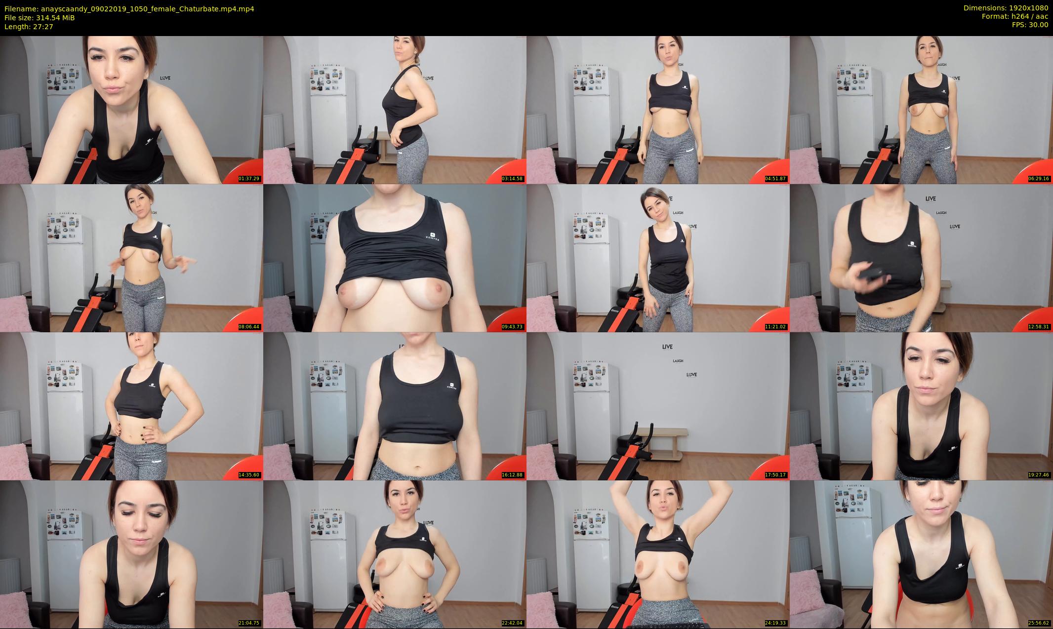 anayscaandy — 28 minute Chaturbate female cam show recording, 1080p, Feb 9, 2019