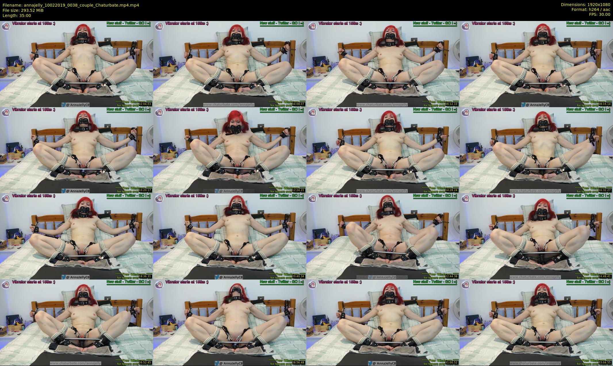 annajelly — 35 minute Chaturbate couple cam show recording, 1080p, Feb 10, 2019