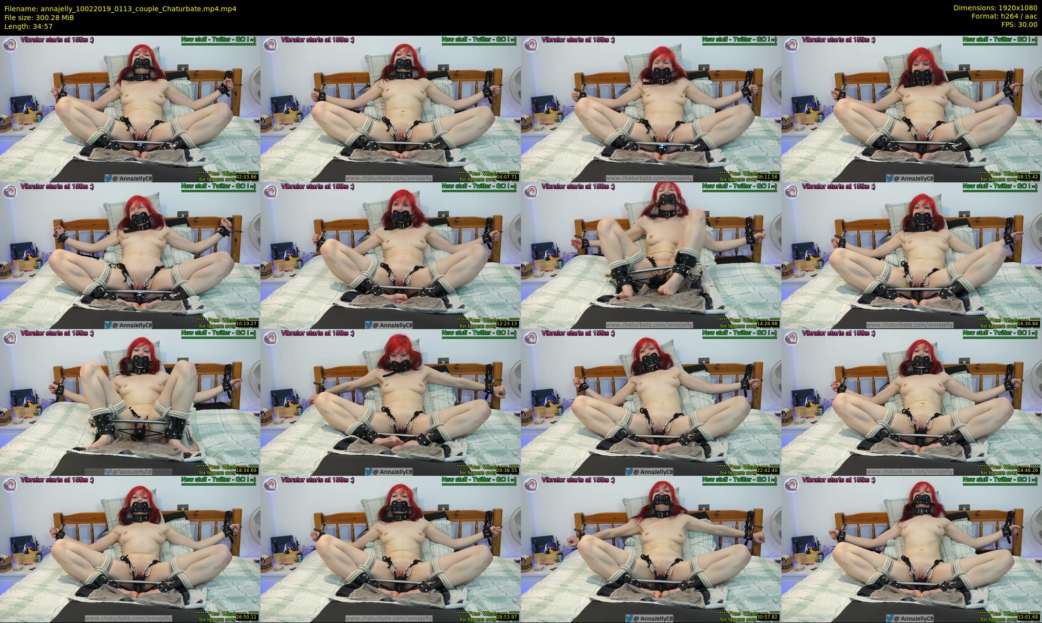 annajelly — 35 minute Chaturbate couple cam show recording, 1080p, Feb 10, 2019